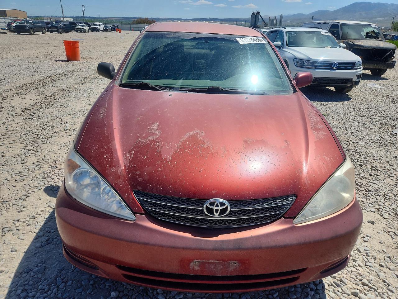 2004 Toyota Camry Le Бордовый vin: 4T1BE32K14U372225