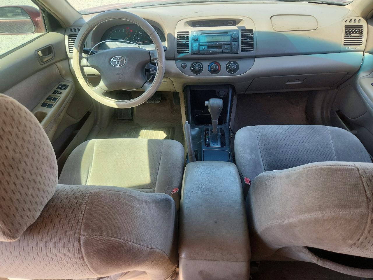 2004 Toyota Camry Le Бордовый vin: 4T1BE32K14U372225