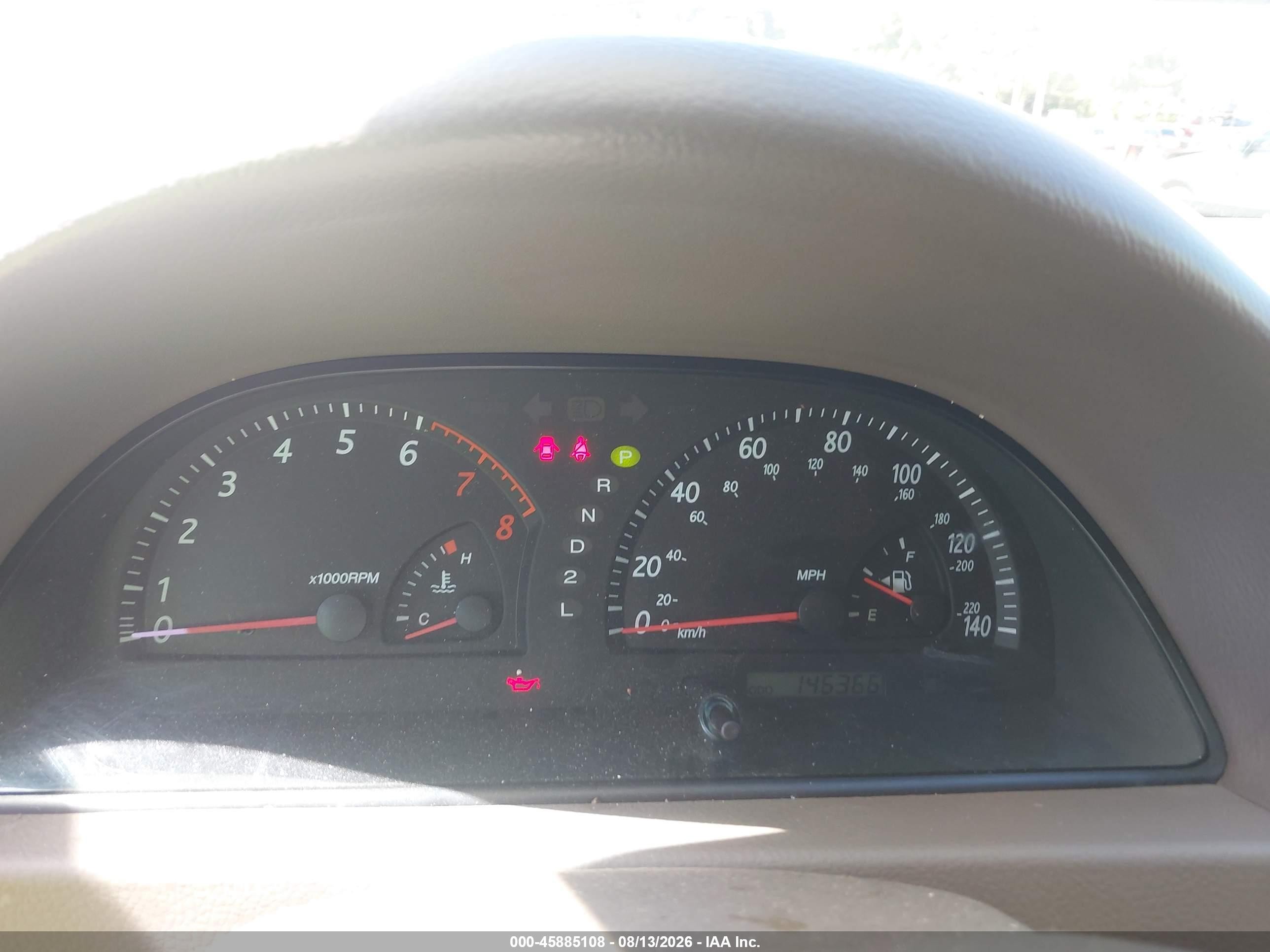 2004 Toyota Camry Le Brown vin: 4T1BE32K14U827462