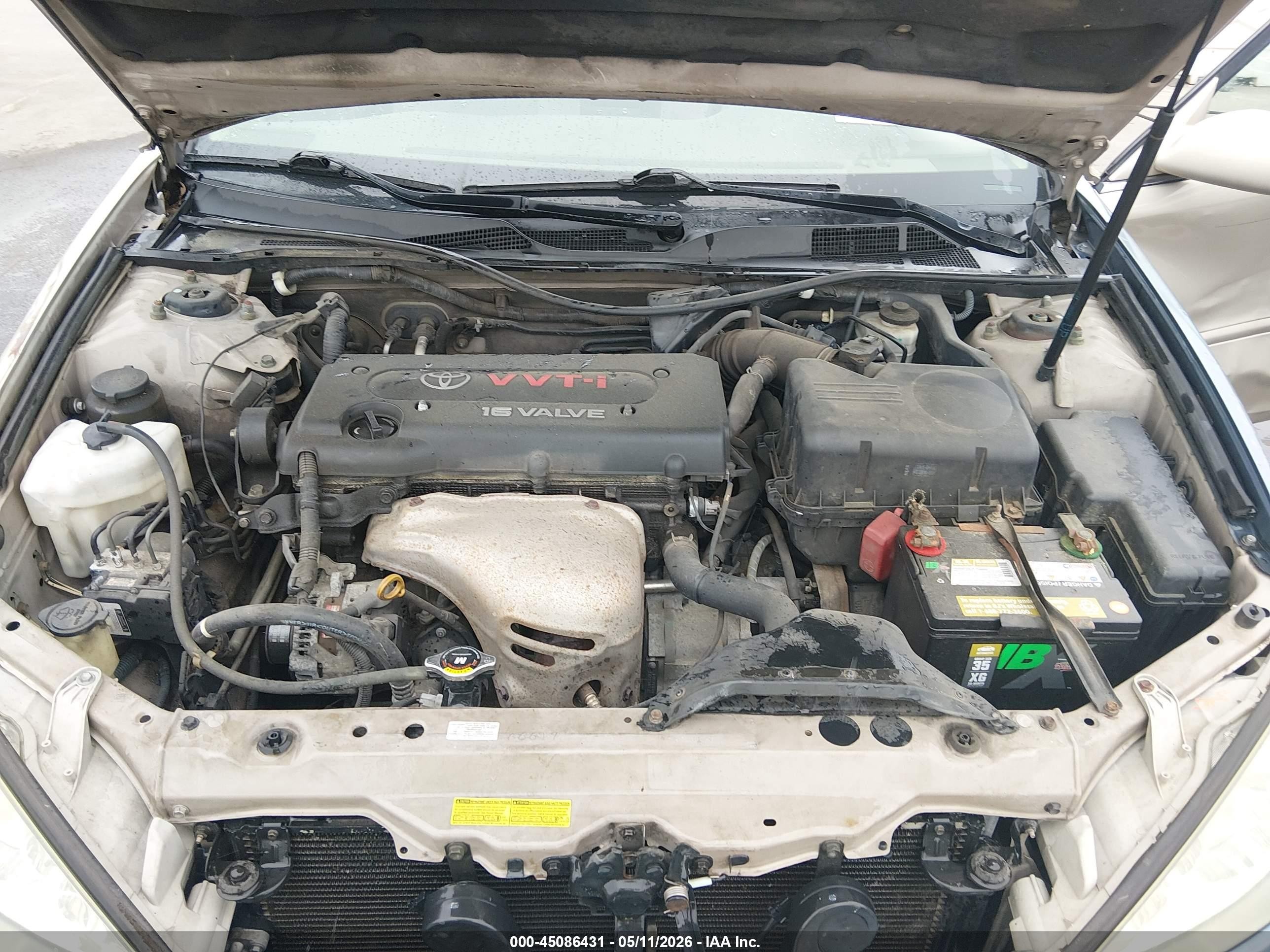 2004 Toyota Camry Le Cream vin: 4T1BE32K14U837604