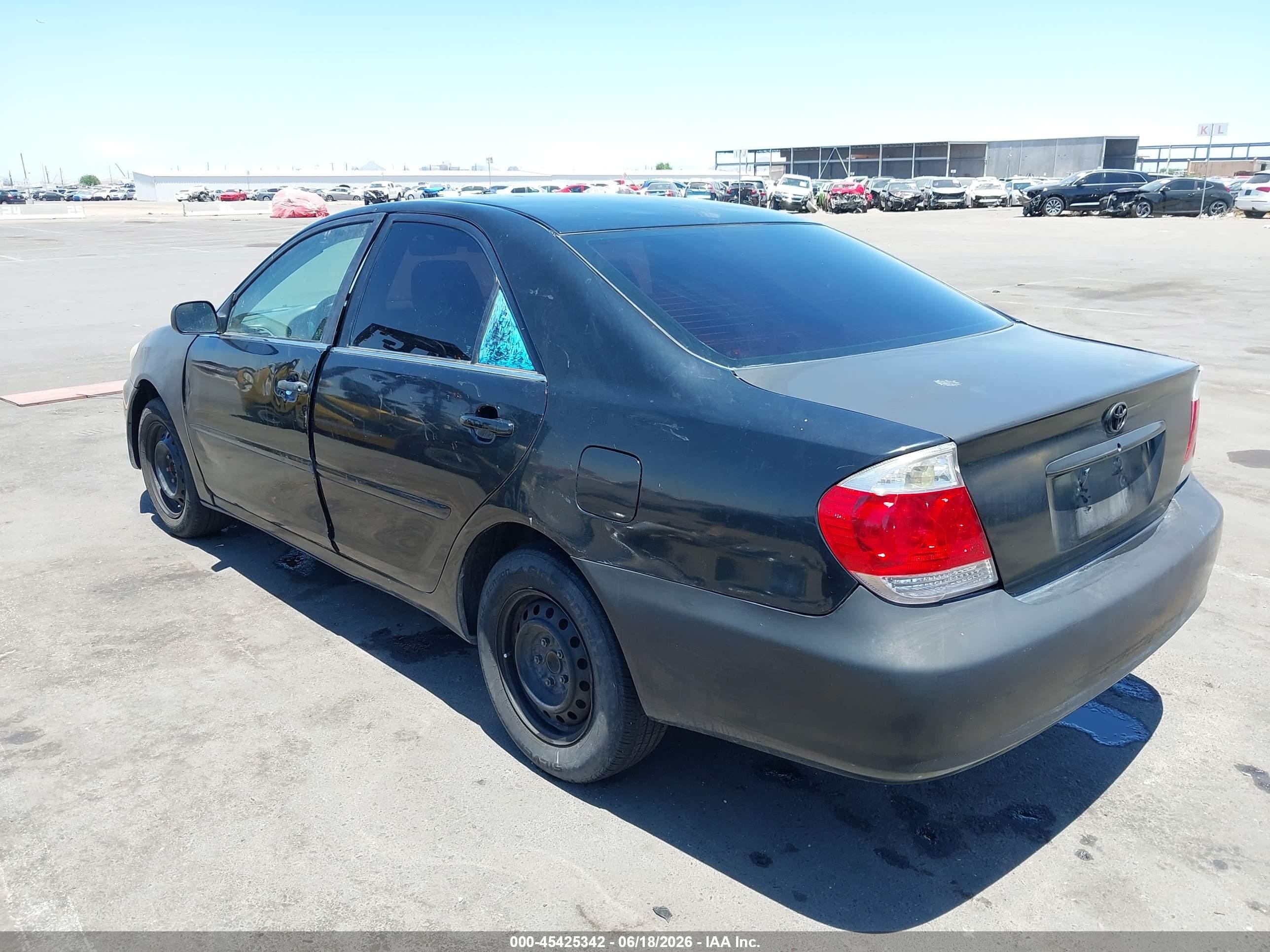 2005 Toyota Camry Std Black vin: 4T1BE32K15U061038