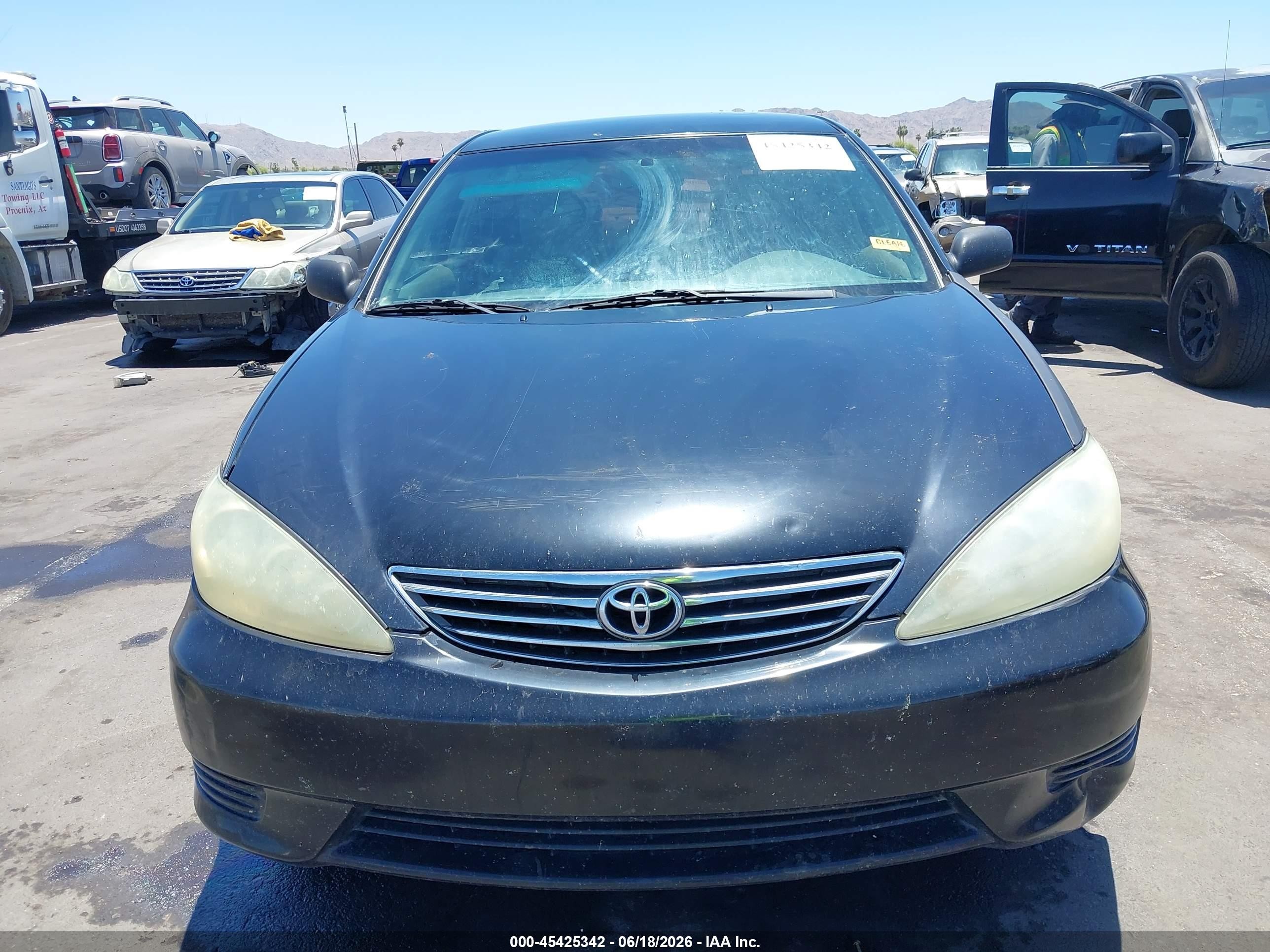 2005 Toyota Camry Std Black vin: 4T1BE32K15U061038