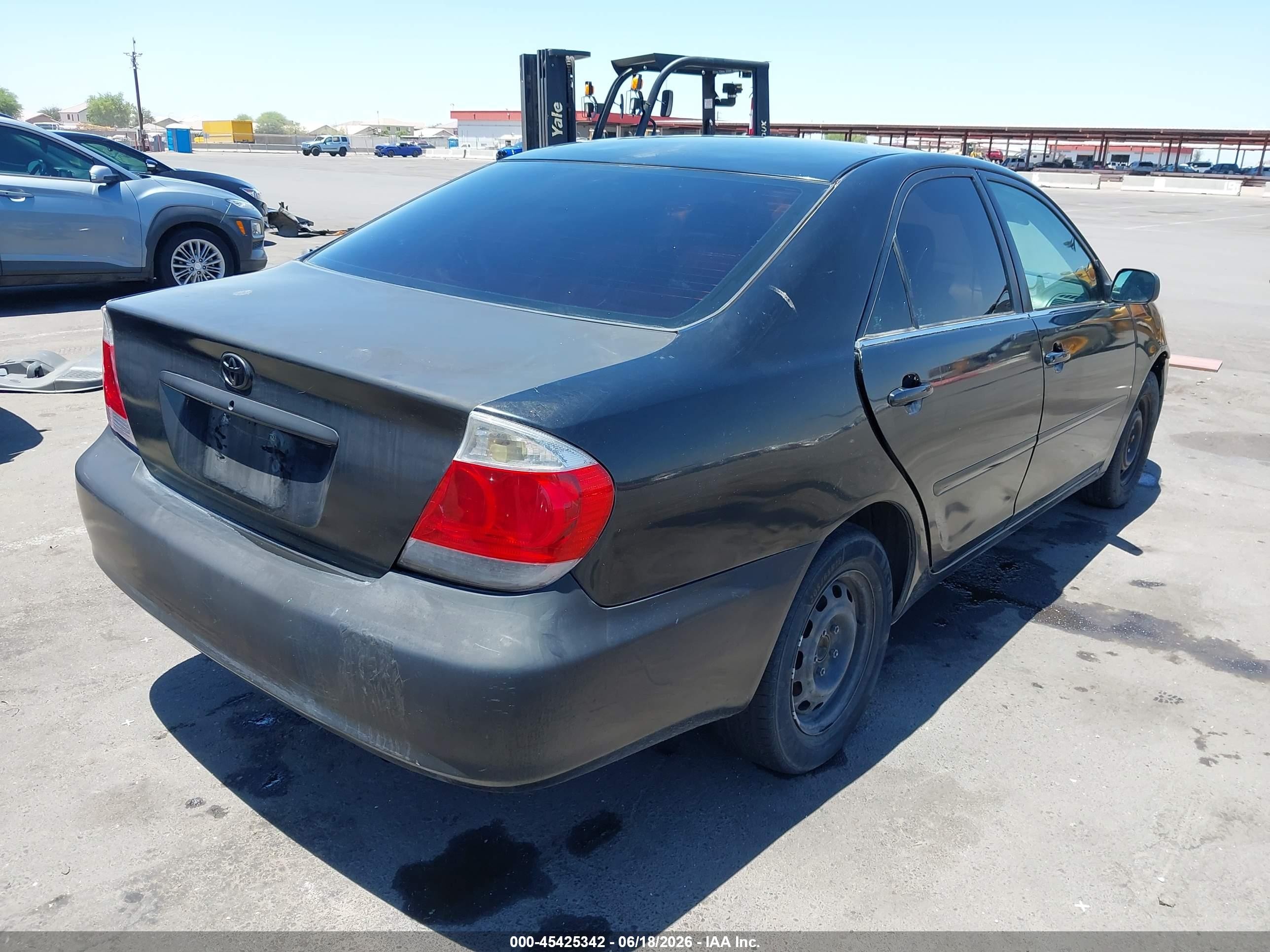 2005 Toyota Camry Std Black vin: 4T1BE32K15U061038