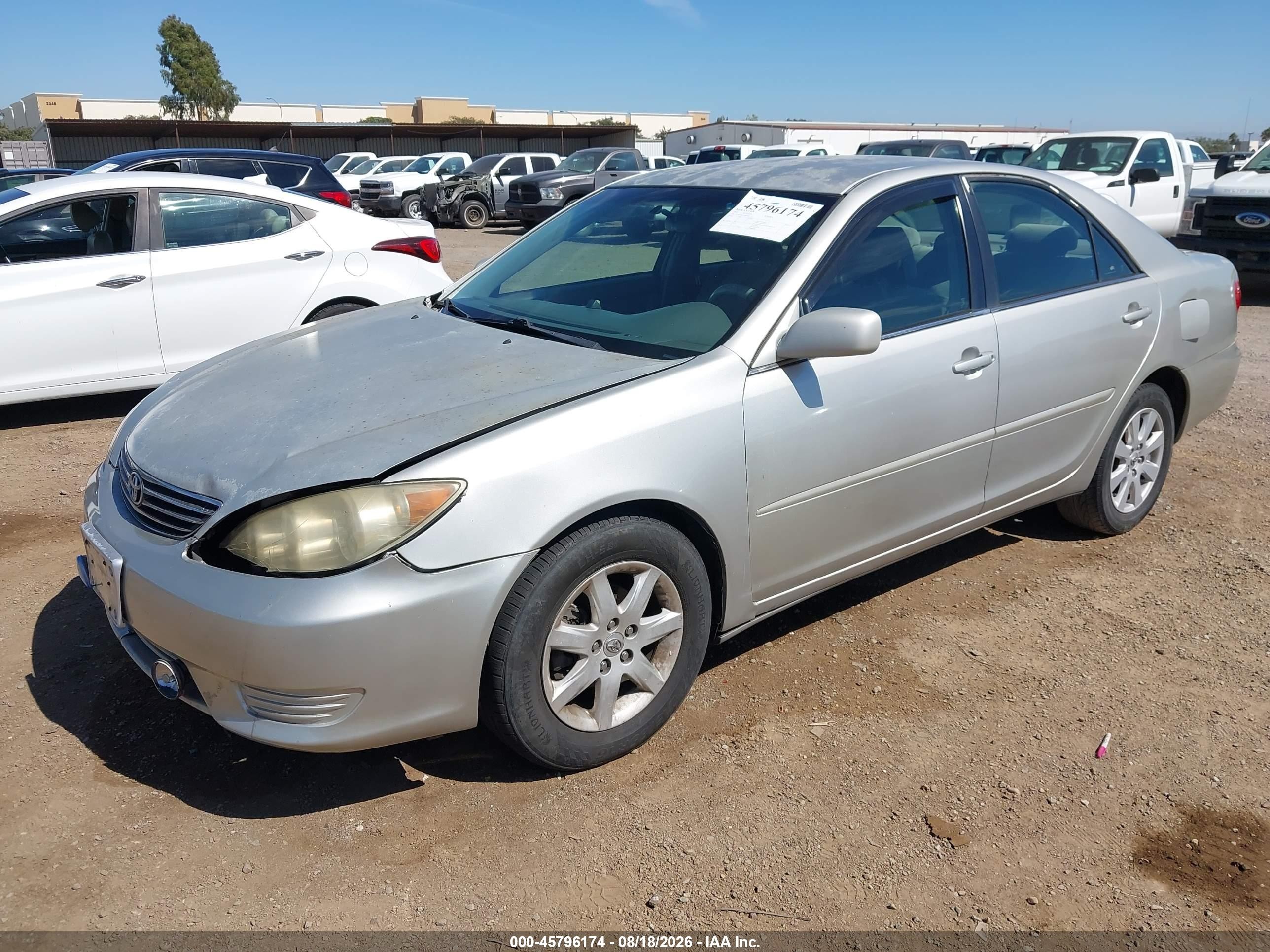 2005 Toyota Camry Le Gray vin: 4T1BE32K15U065879