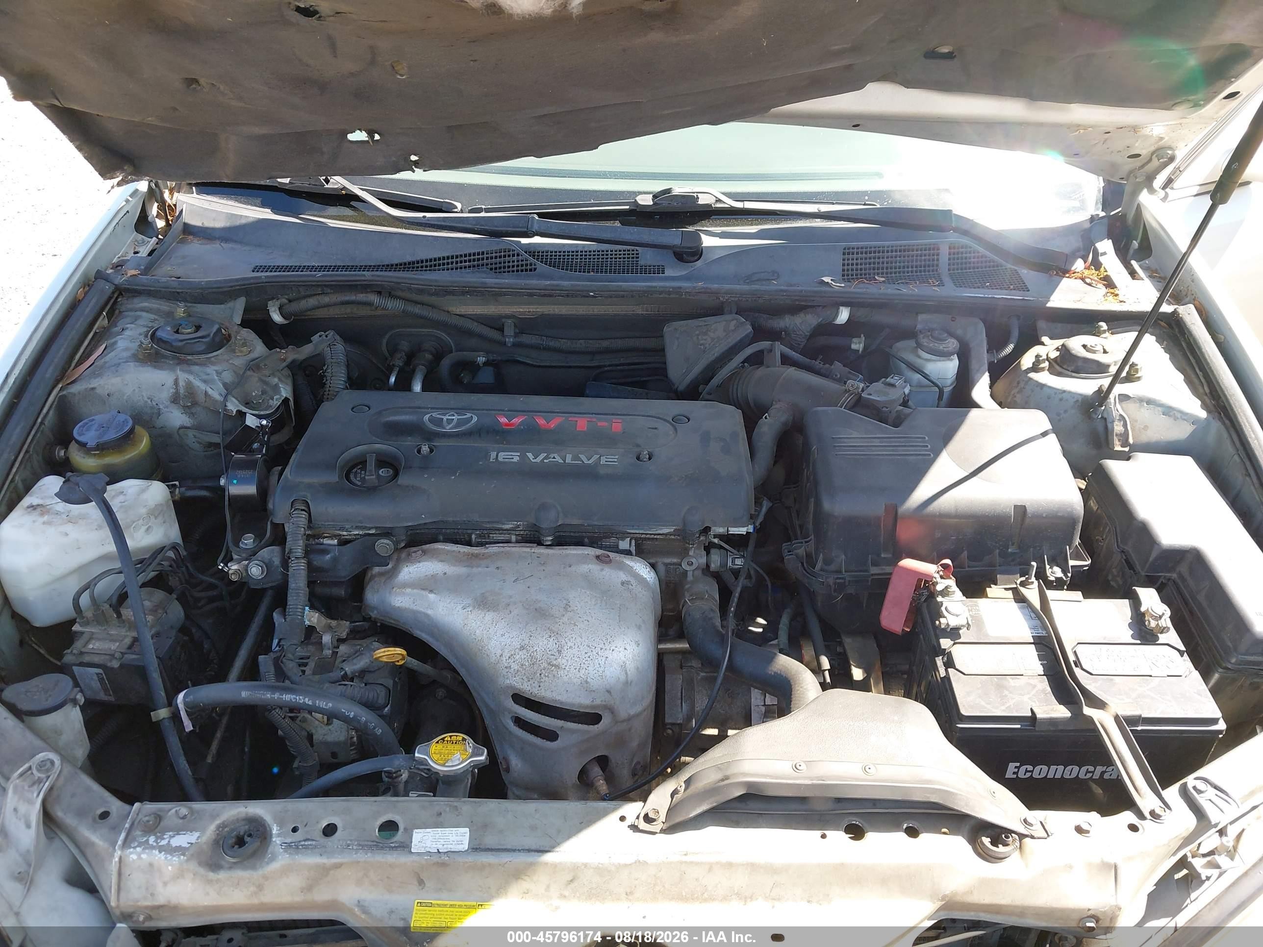 2005 Toyota Camry Le Gray vin: 4T1BE32K15U065879