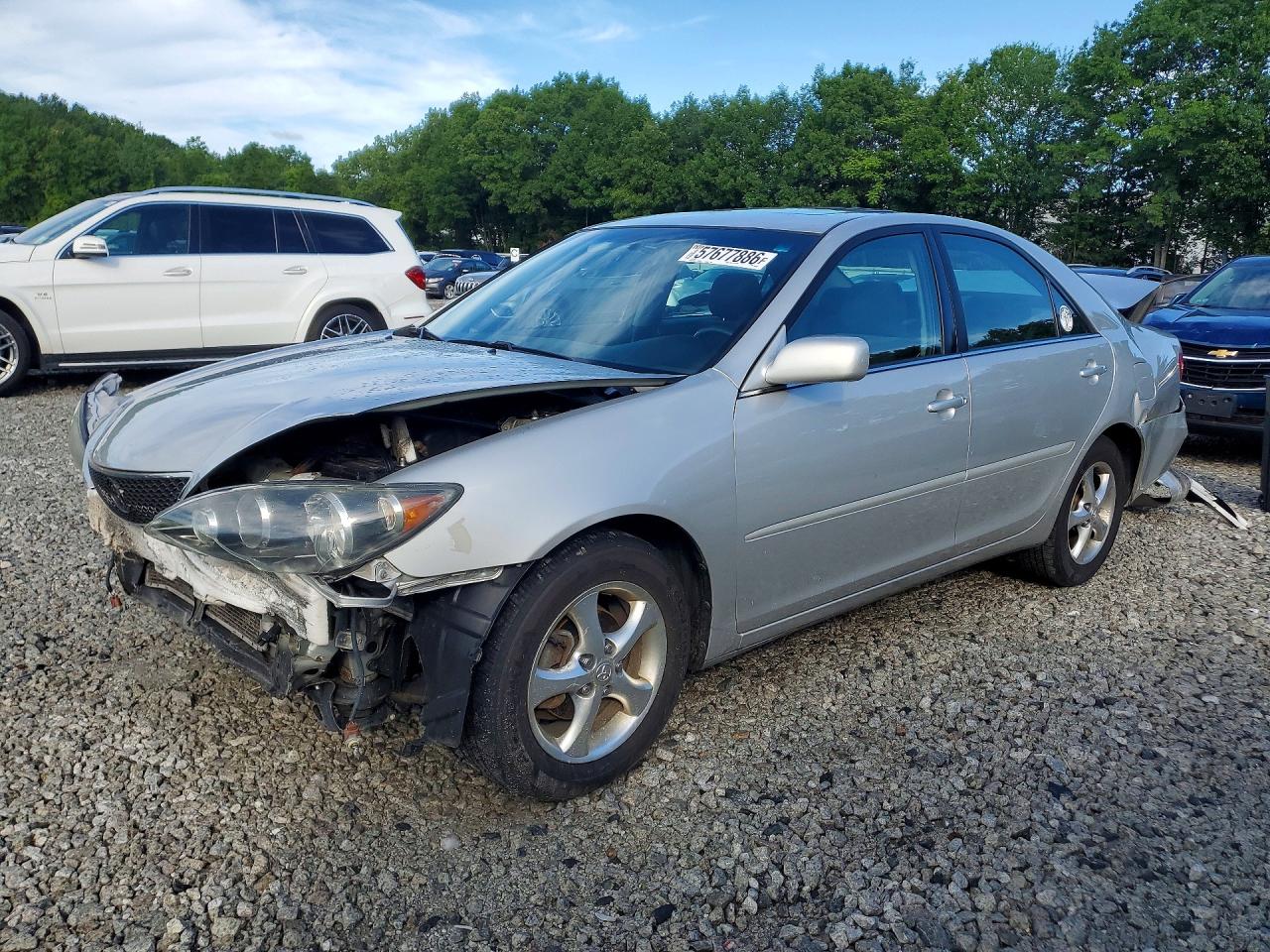 2005 Toyota Camry Se Silver vin: 4T1BE32K15U092242