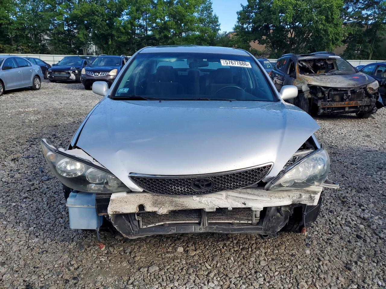 2005 Toyota Camry Se Silver vin: 4T1BE32K15U092242