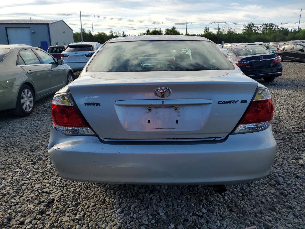 2005 Toyota Camry Se Silver vin: 4T1BE32K15U092242