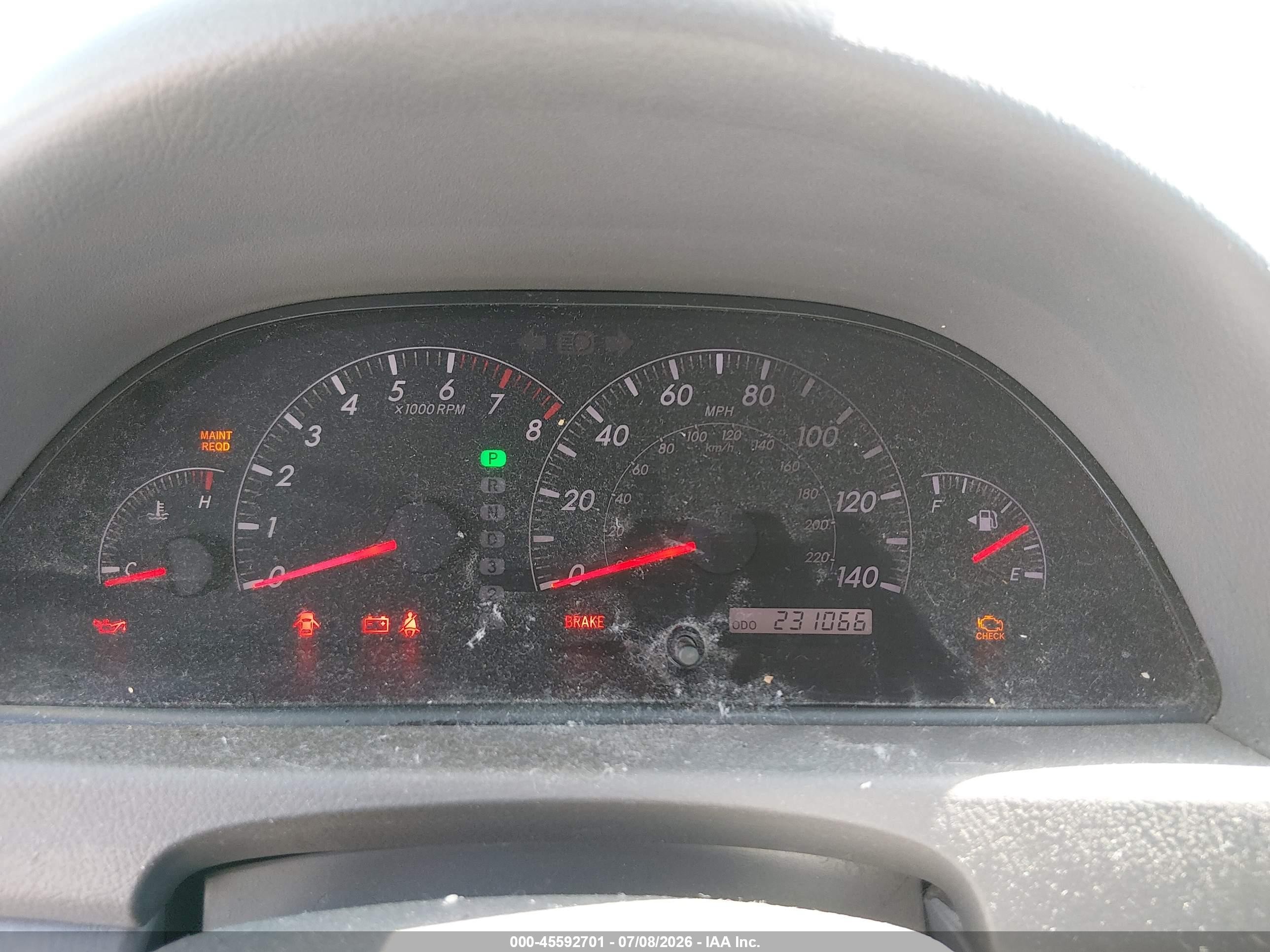 2005 Toyota Camry Le Blue vin: 4T1BE32K15U528782