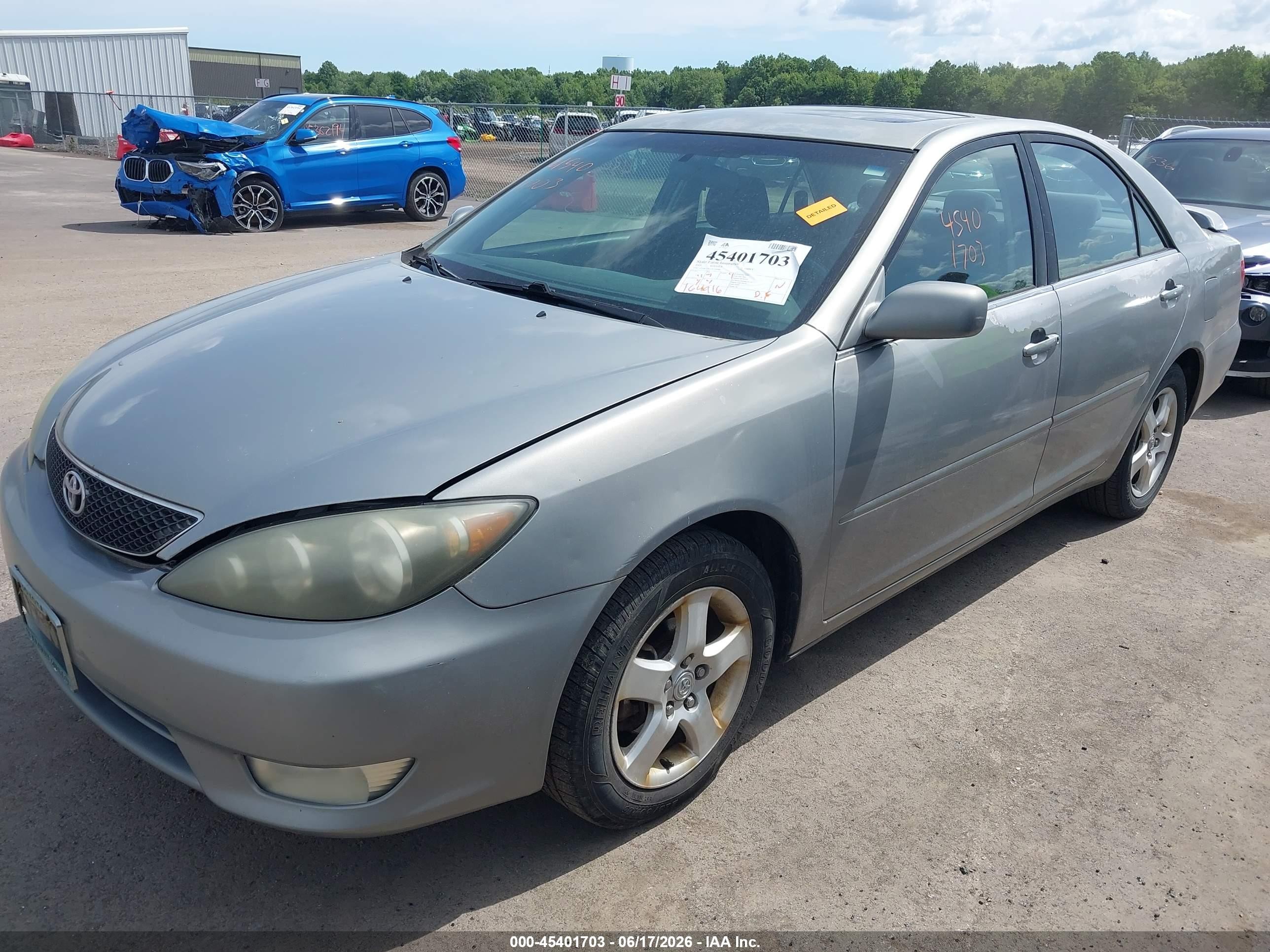 2005 Toyota Camry Se Gray vin: 4T1BE32K15U549986
