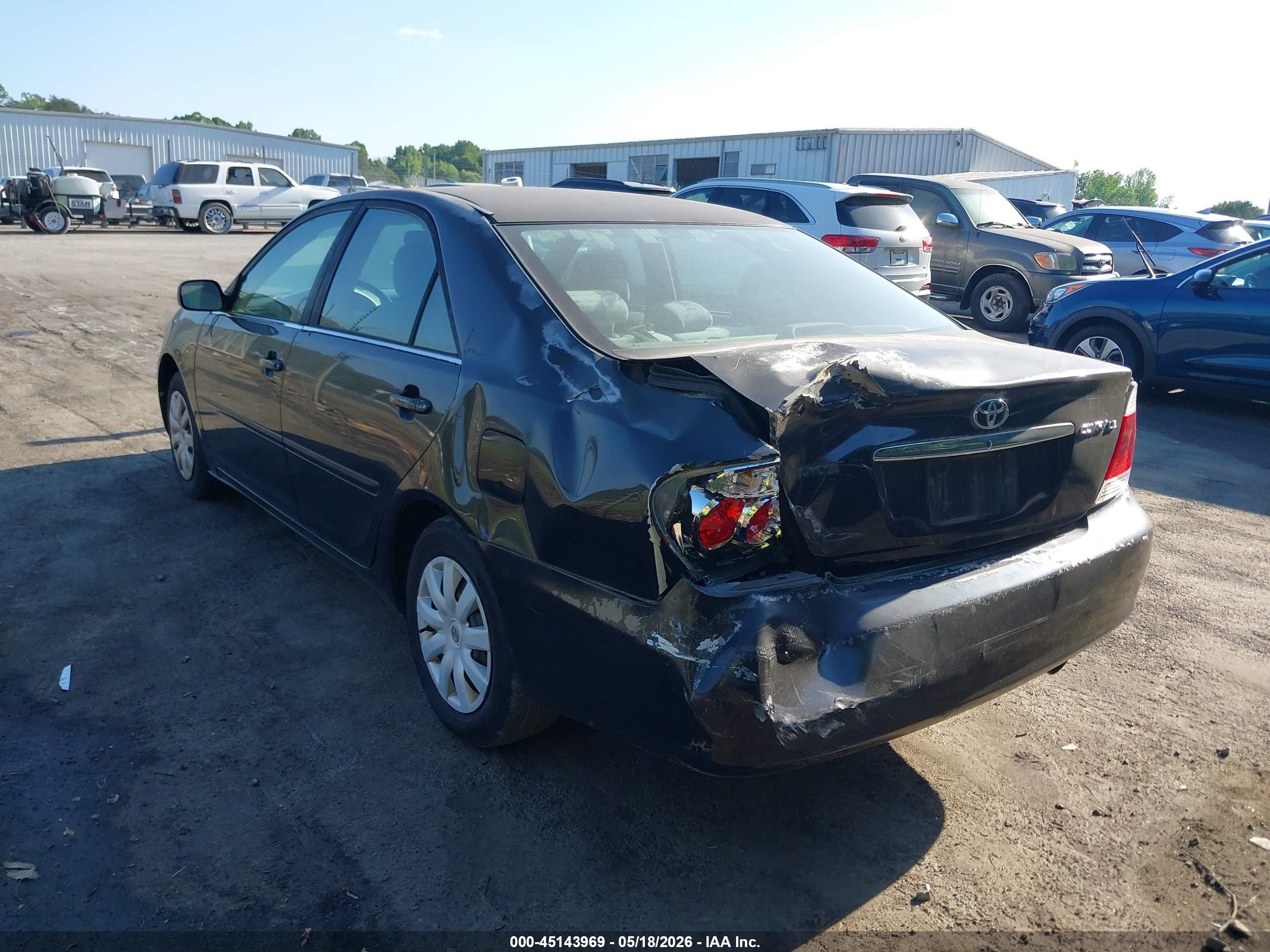 2005 Toyota Camry Le Black vin: 4T1BE32K15U595172