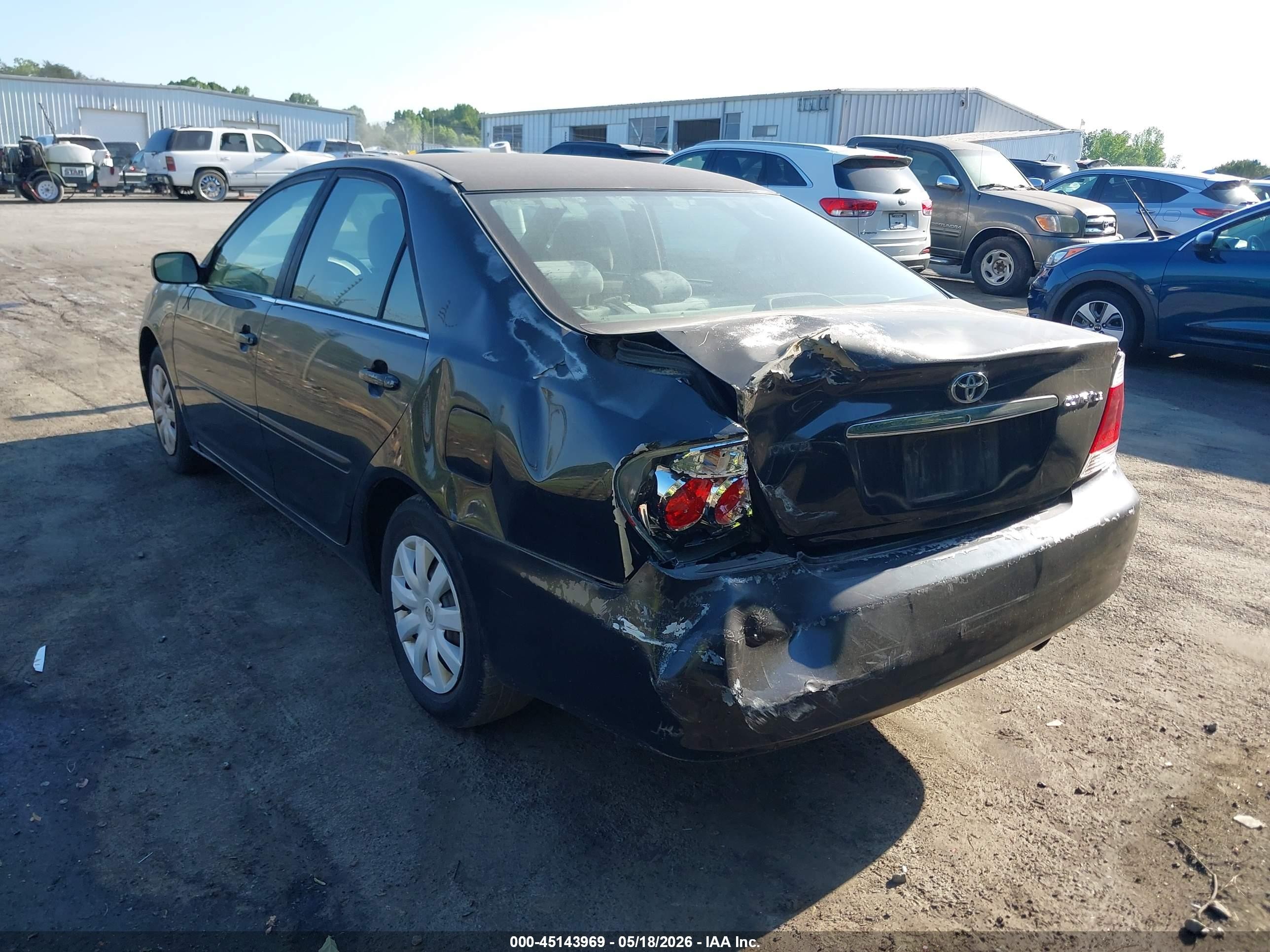 2005 Toyota Camry Le Black vin: 4T1BE32K15U595172