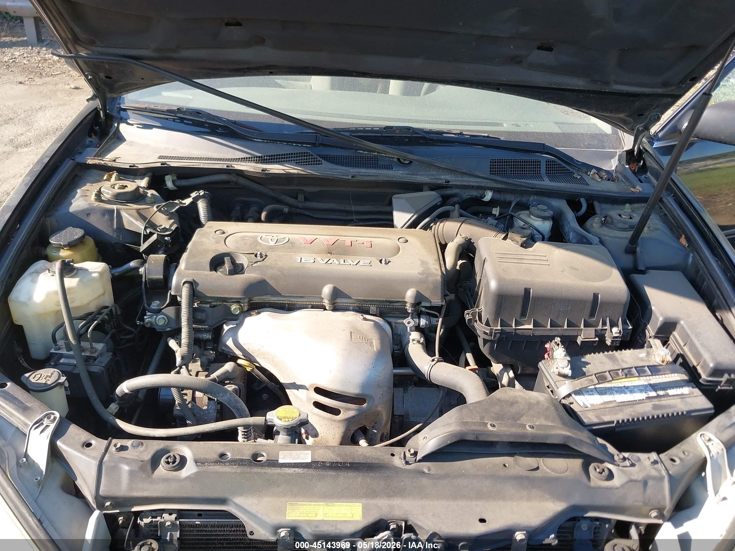 2005 Toyota Camry Le Black vin: 4T1BE32K15U595172