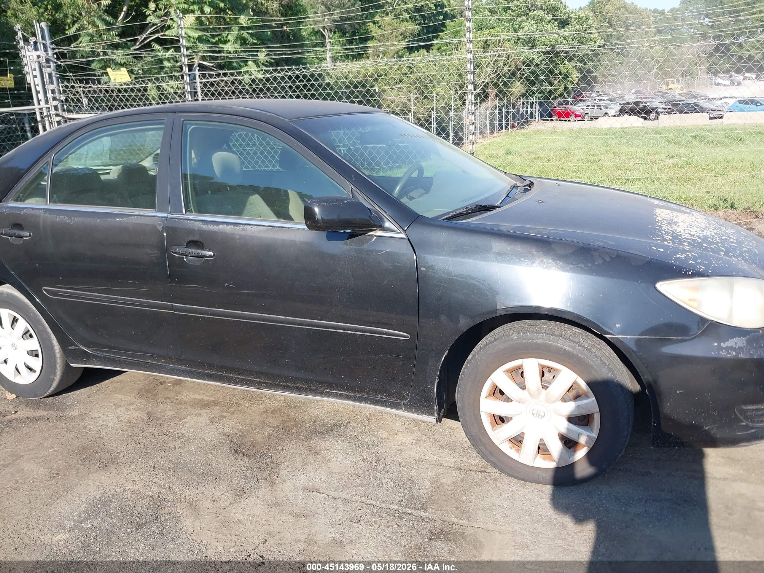 2005 Toyota Camry Le Black vin: 4T1BE32K15U595172