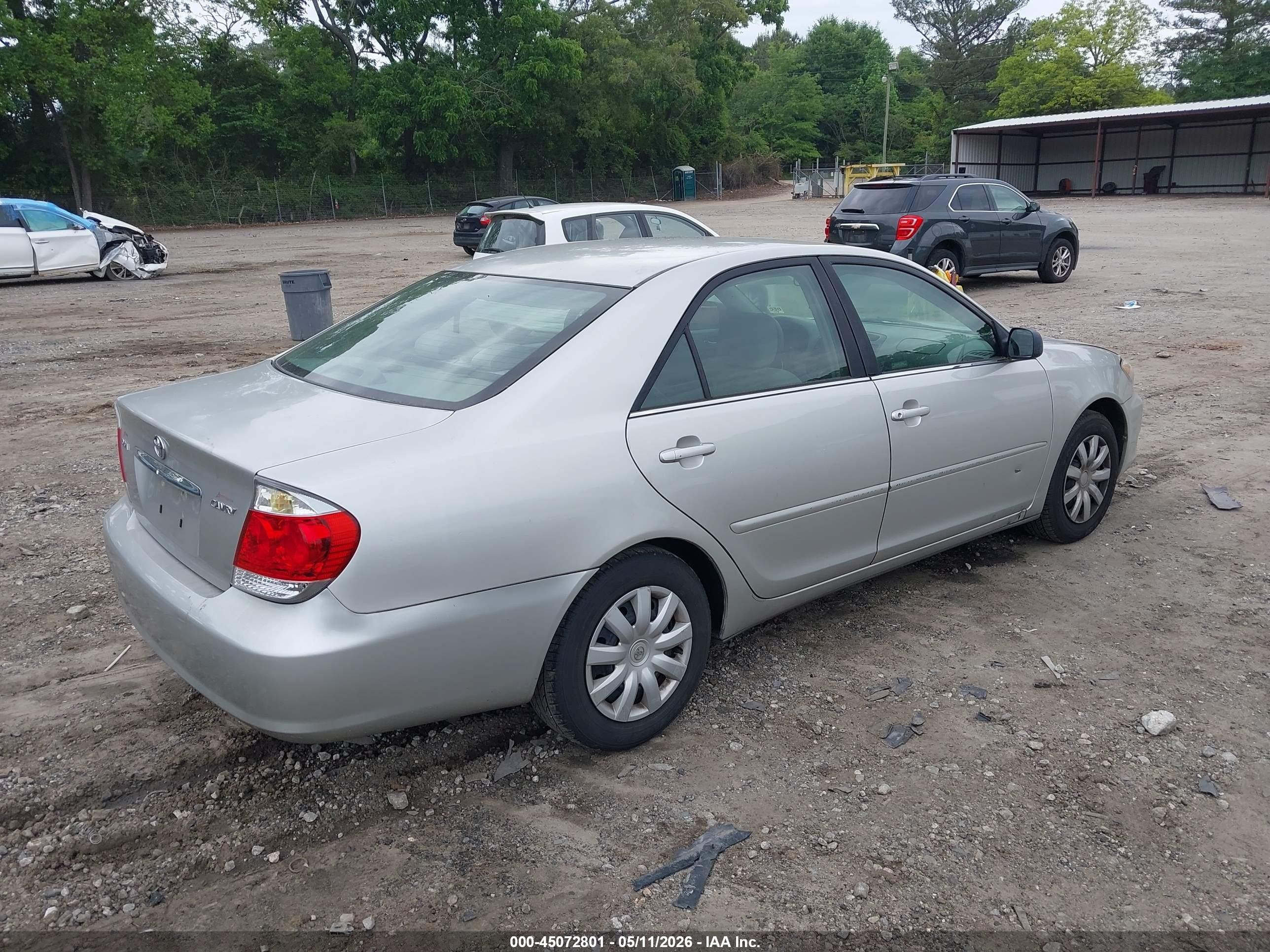 2005 Toyota Camry Std Silver vin: 4T1BE32K15U601990