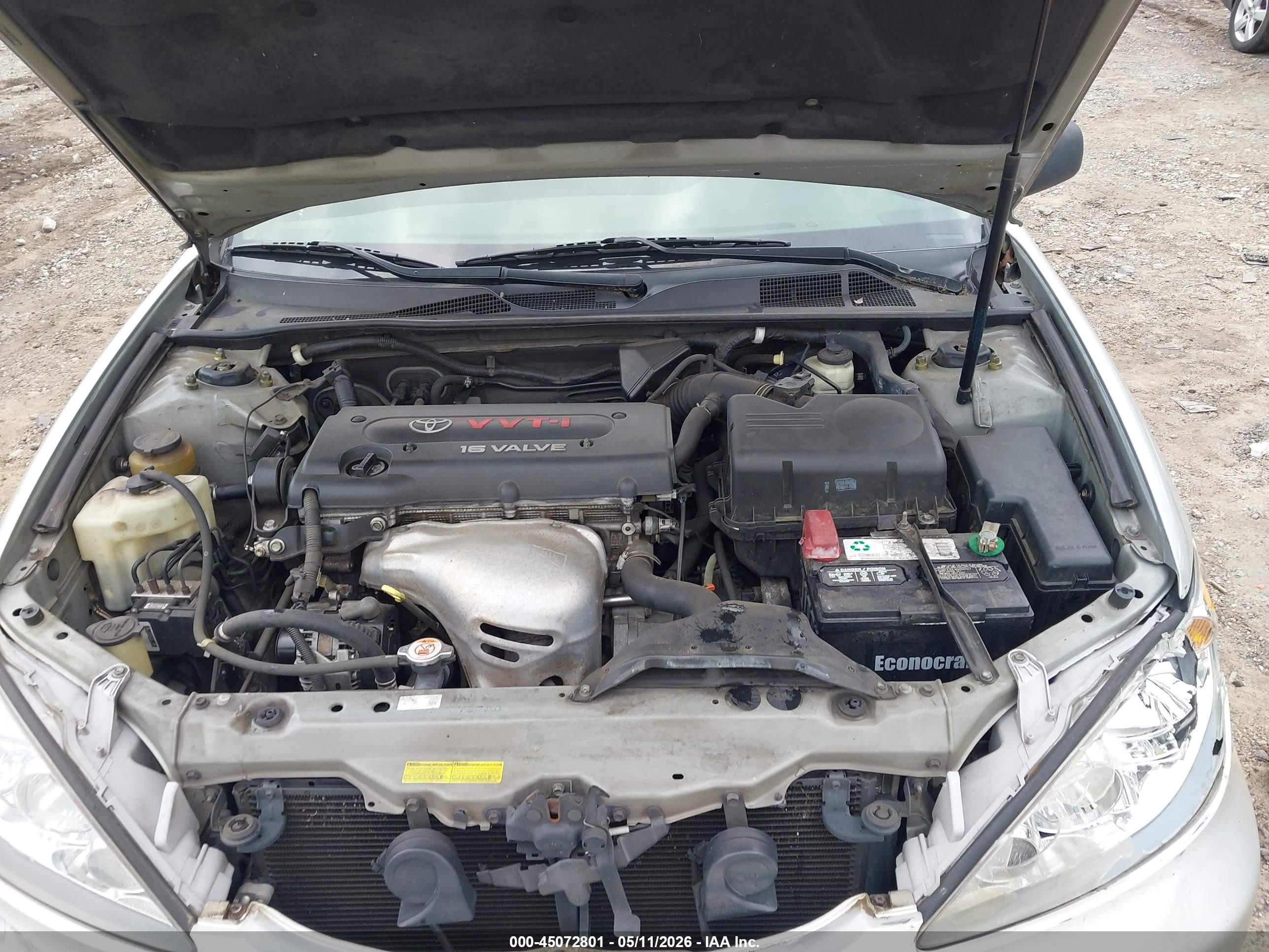 2005 Toyota Camry Std Silver vin: 4T1BE32K15U601990