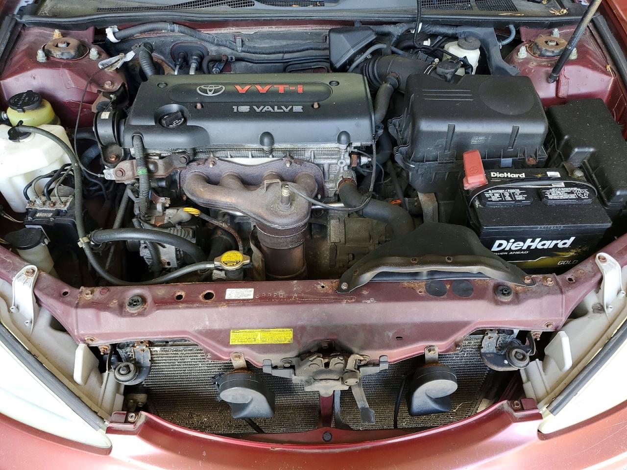 2006 Toyota Camry Le Бордовый vin: 4T1BE32K16U116802