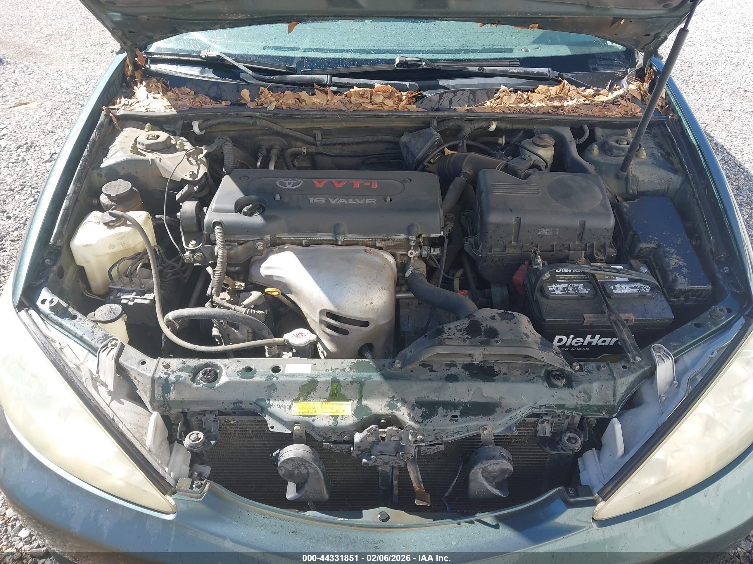 2006 Toyota Camry Le Green vin: 4T1BE32K16U136192