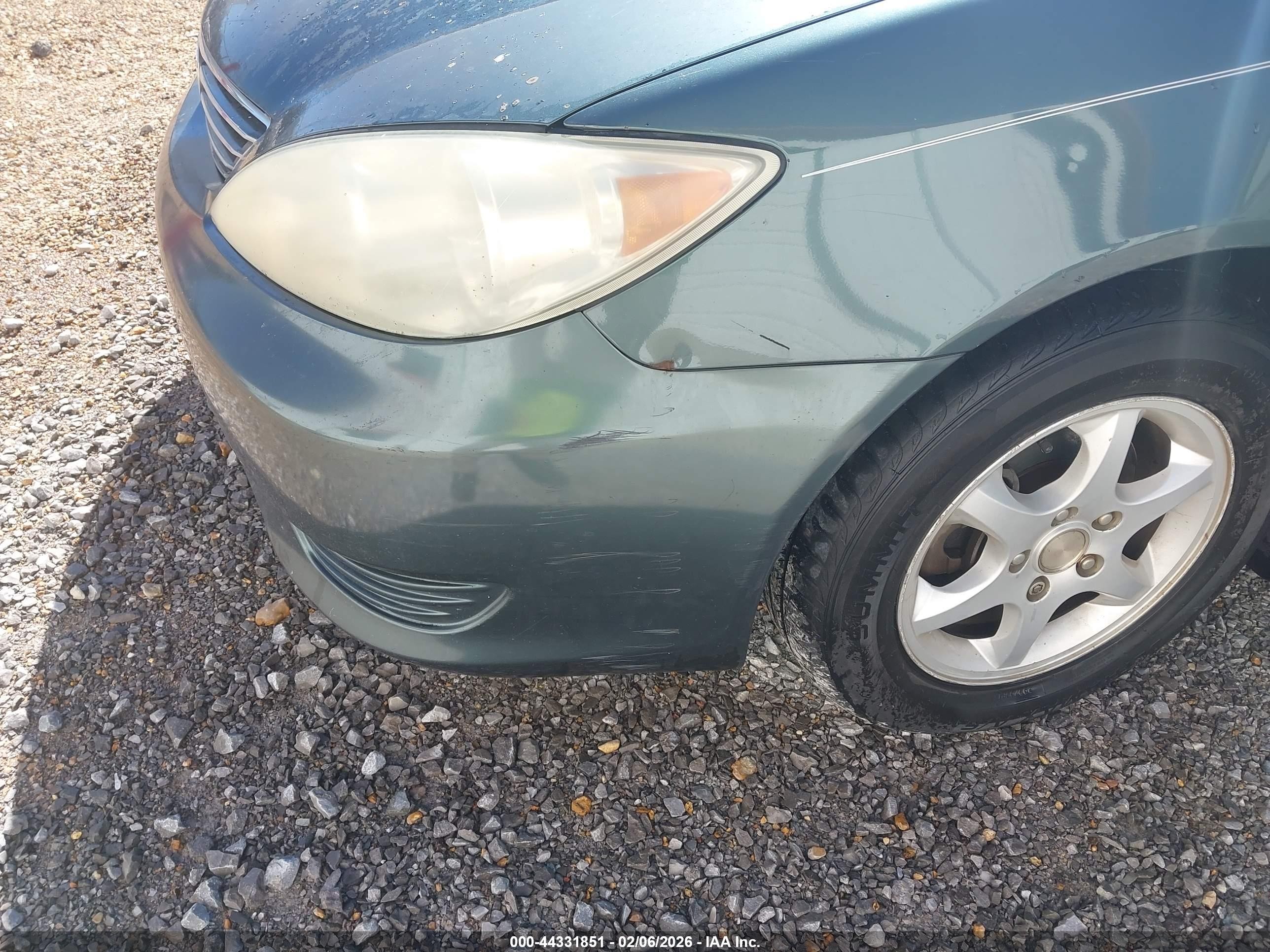2006 Toyota Camry Le Green vin: 4T1BE32K16U136192
