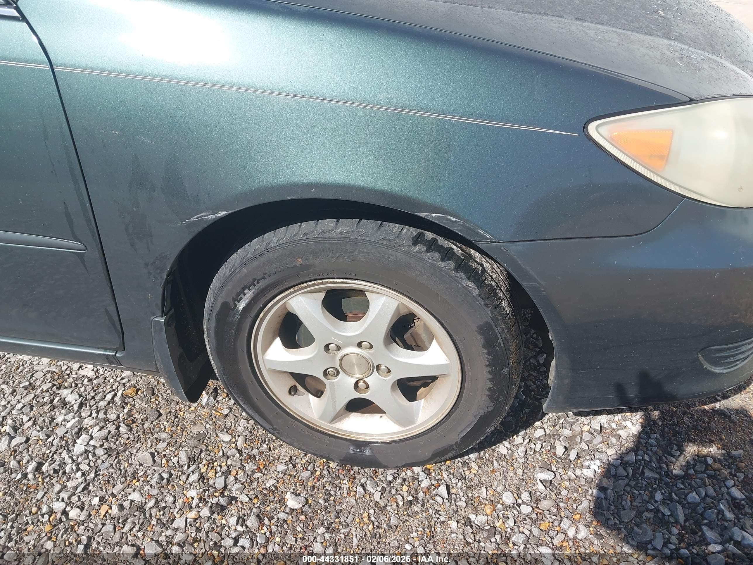 2006 Toyota Camry Le Green vin: 4T1BE32K16U136192
