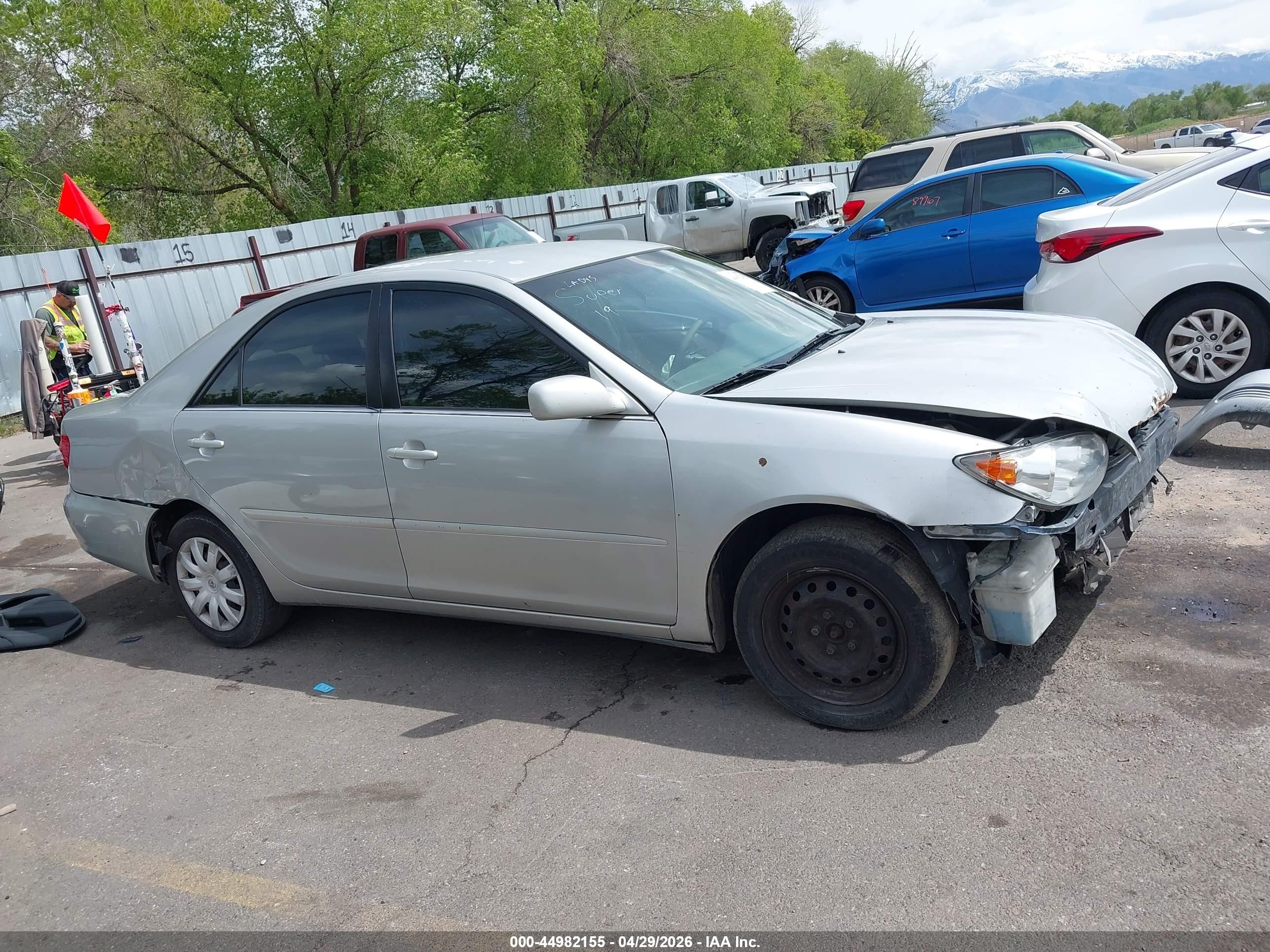 2006 Toyota Camry Le Серебряный vin: 4T1BE32K16U161271