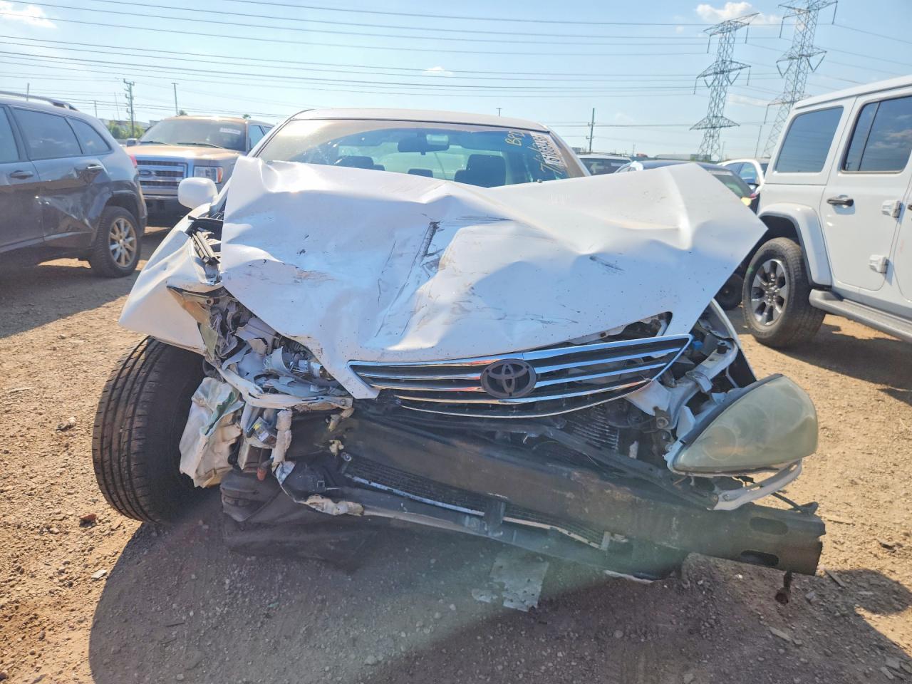 2006 Toyota Camry Le White vin: 4T1BE32K16U671846