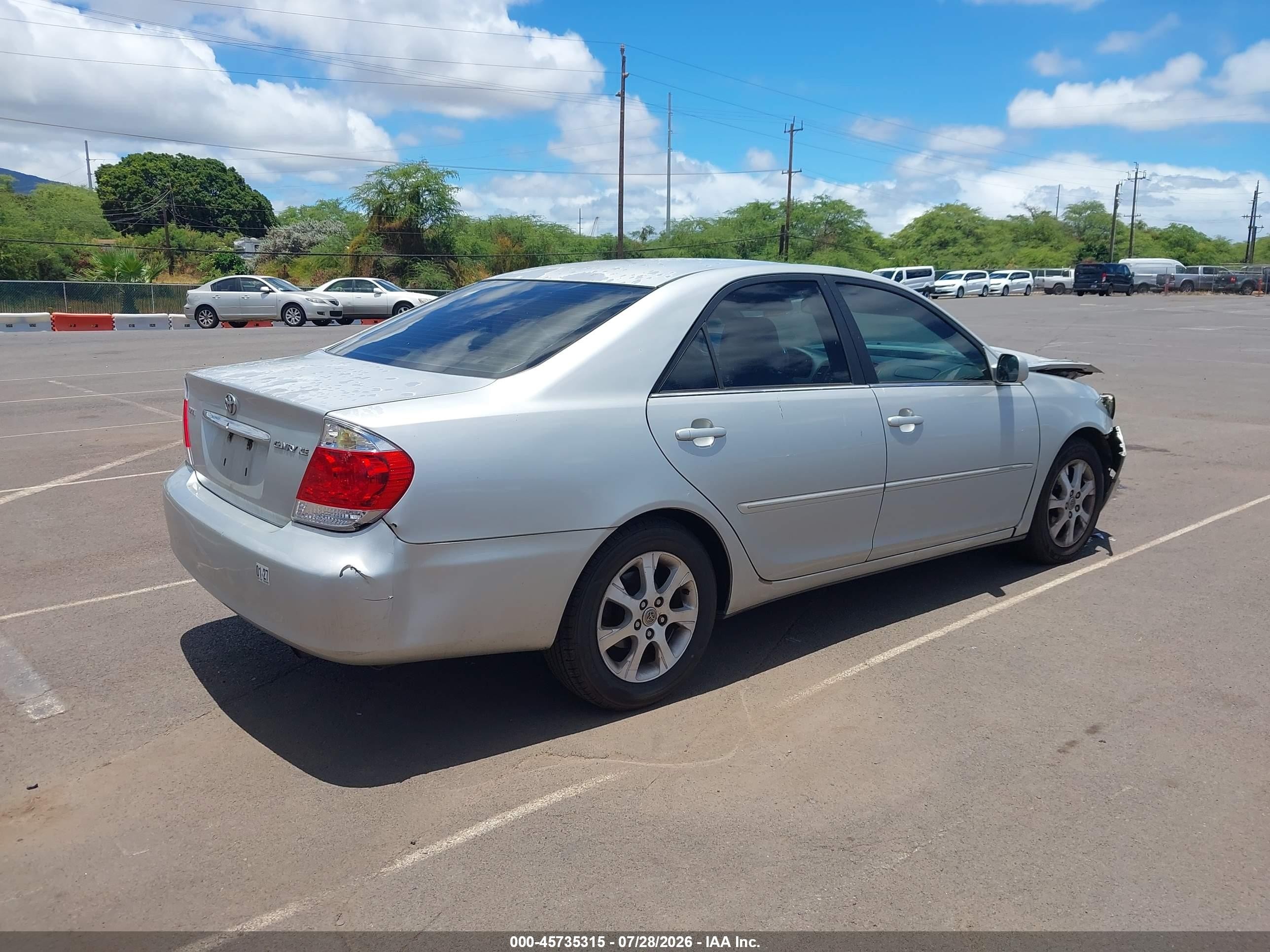 2006 Toyota Camry Xle Silver vin: 4T1BE32K16U684242
