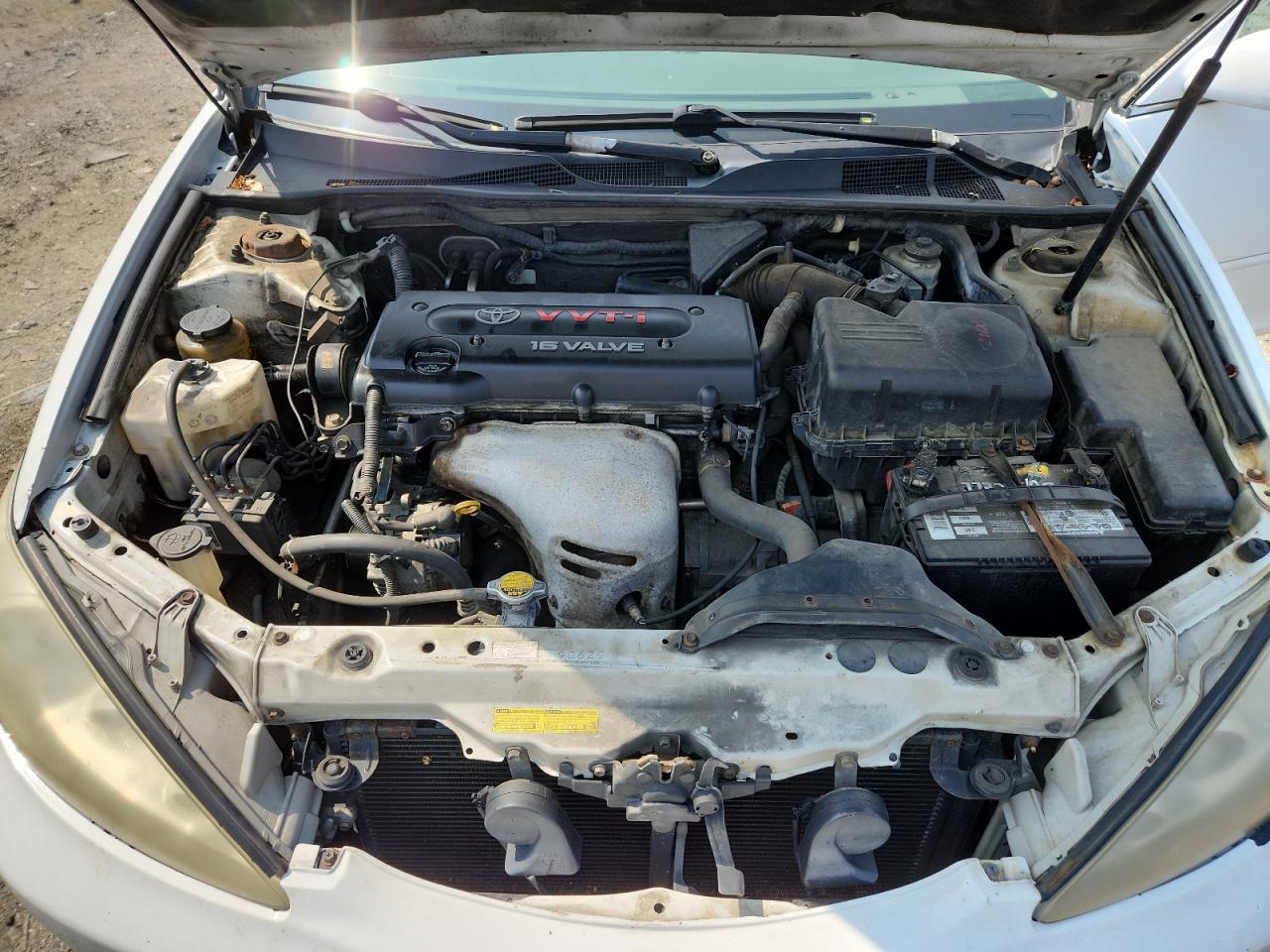 2006 Toyota Camry Le White vin: 4T1BE32K16U690221