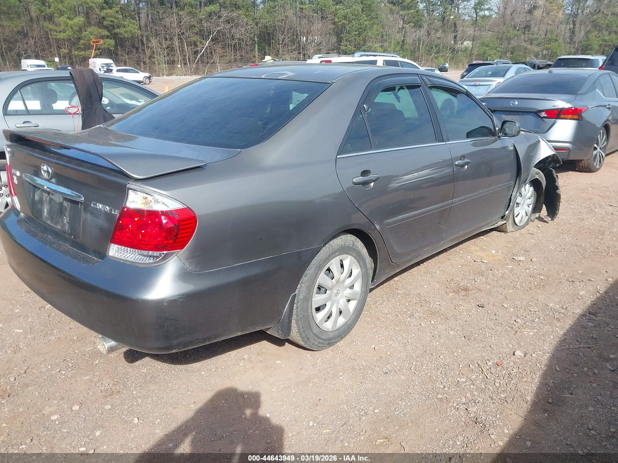 2006 Toyota Camry Le Черный vin: 4T1BE32K16U696519