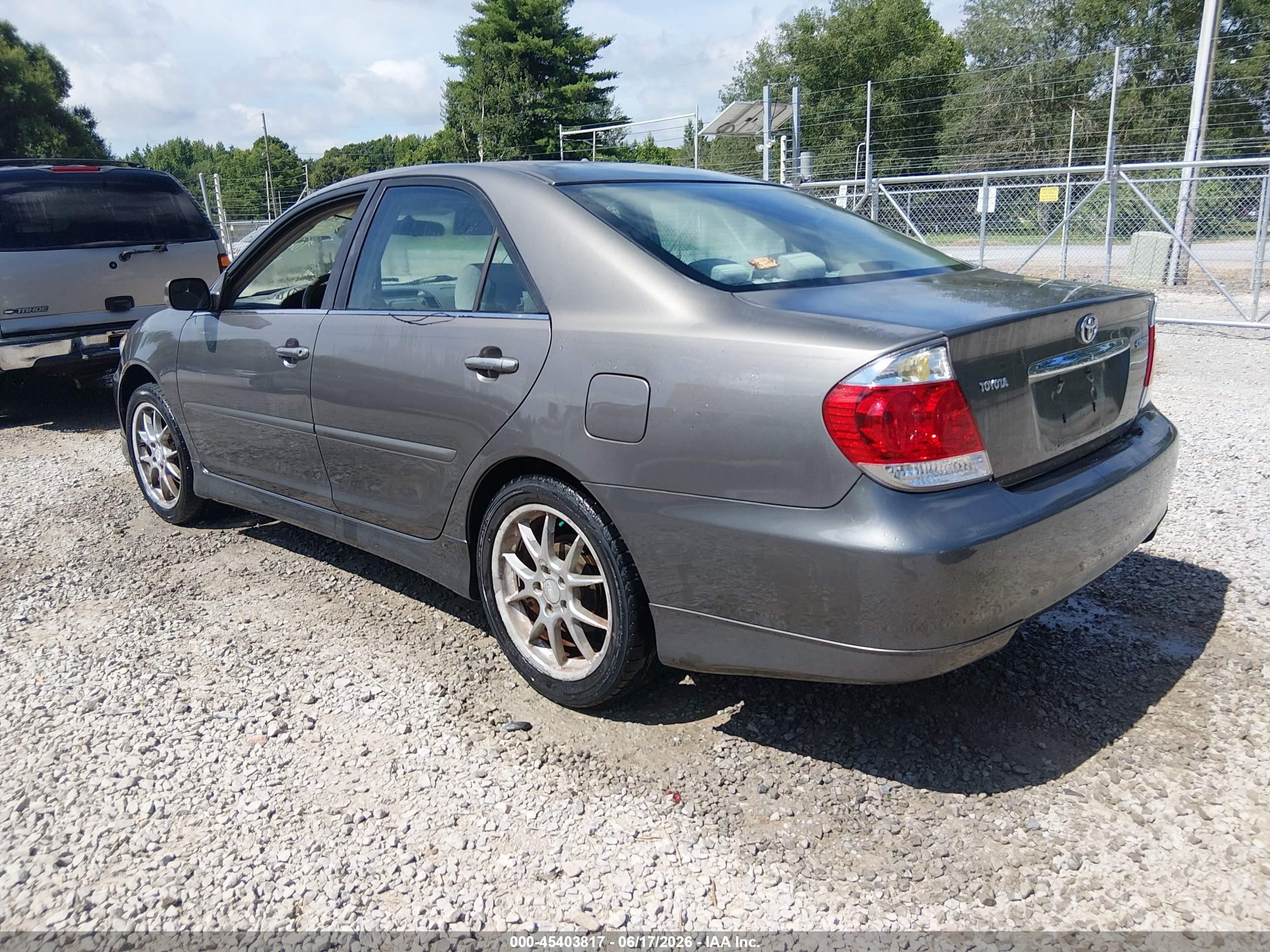 2006 Toyota Camry Std Серый vin: 4T1BE32K16U702691