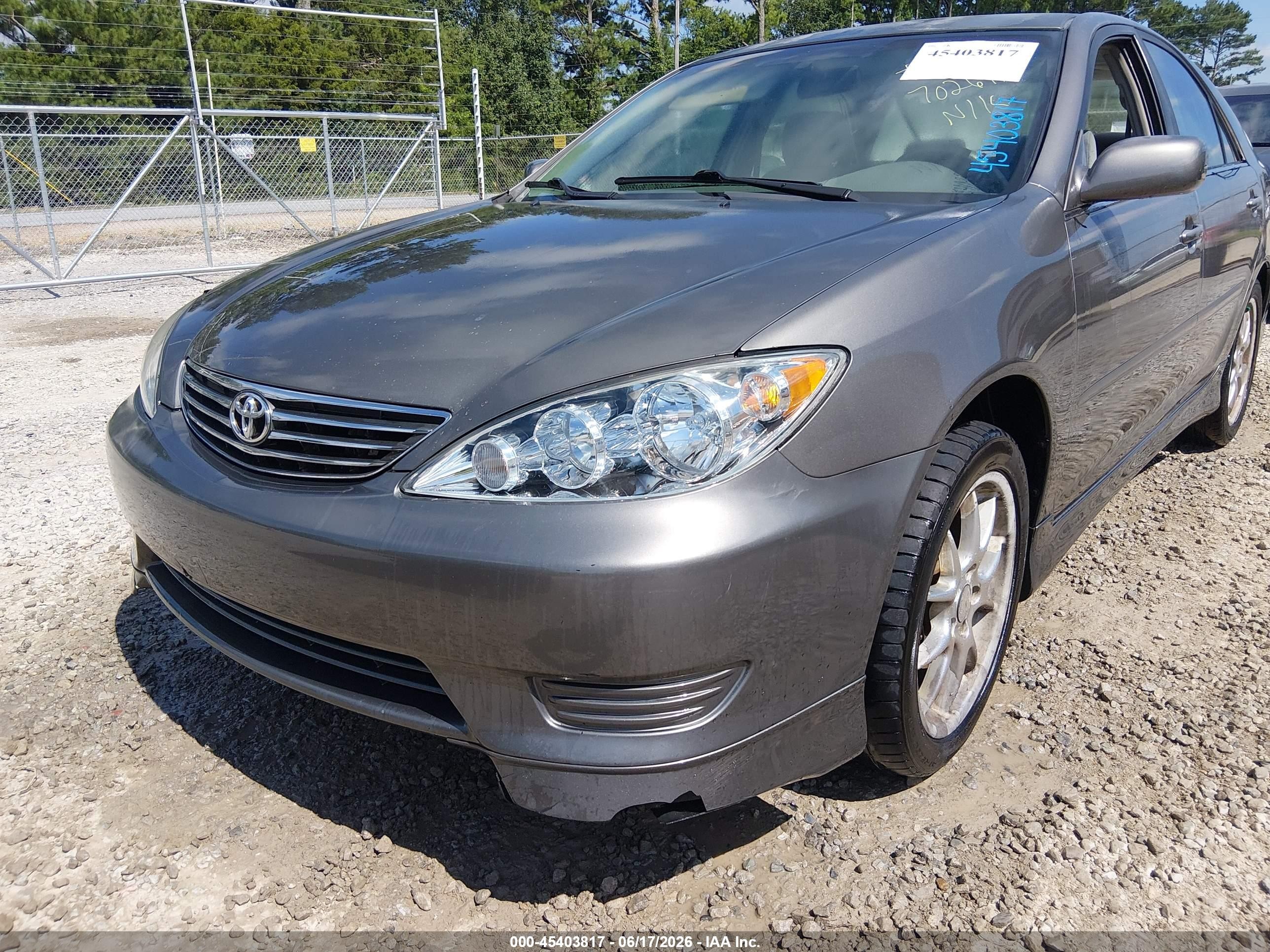 2006 Toyota Camry Std Серый vin: 4T1BE32K16U702691