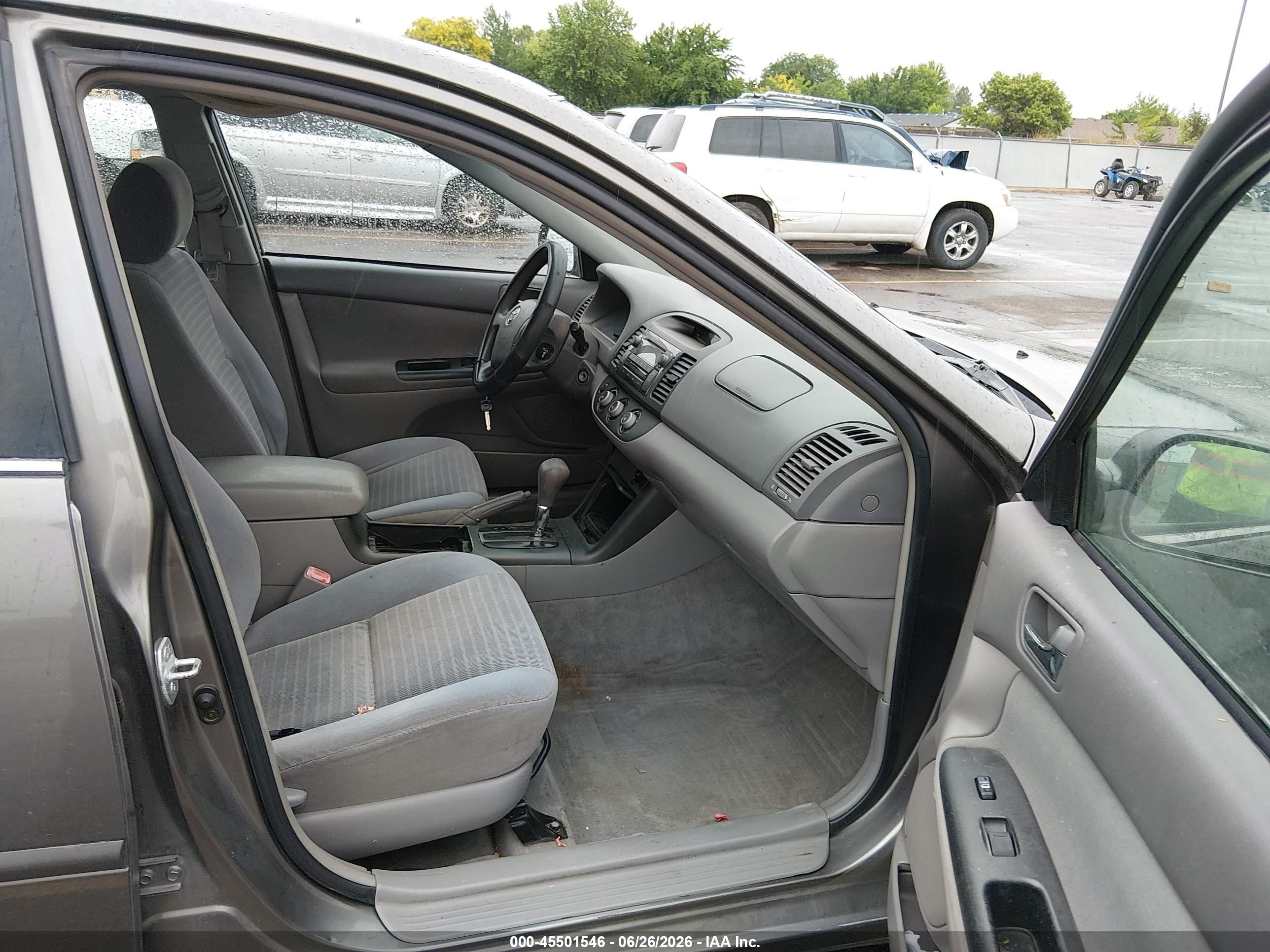 2006 Toyota Camry Le Gray vin: 4T1BE32K16U704697