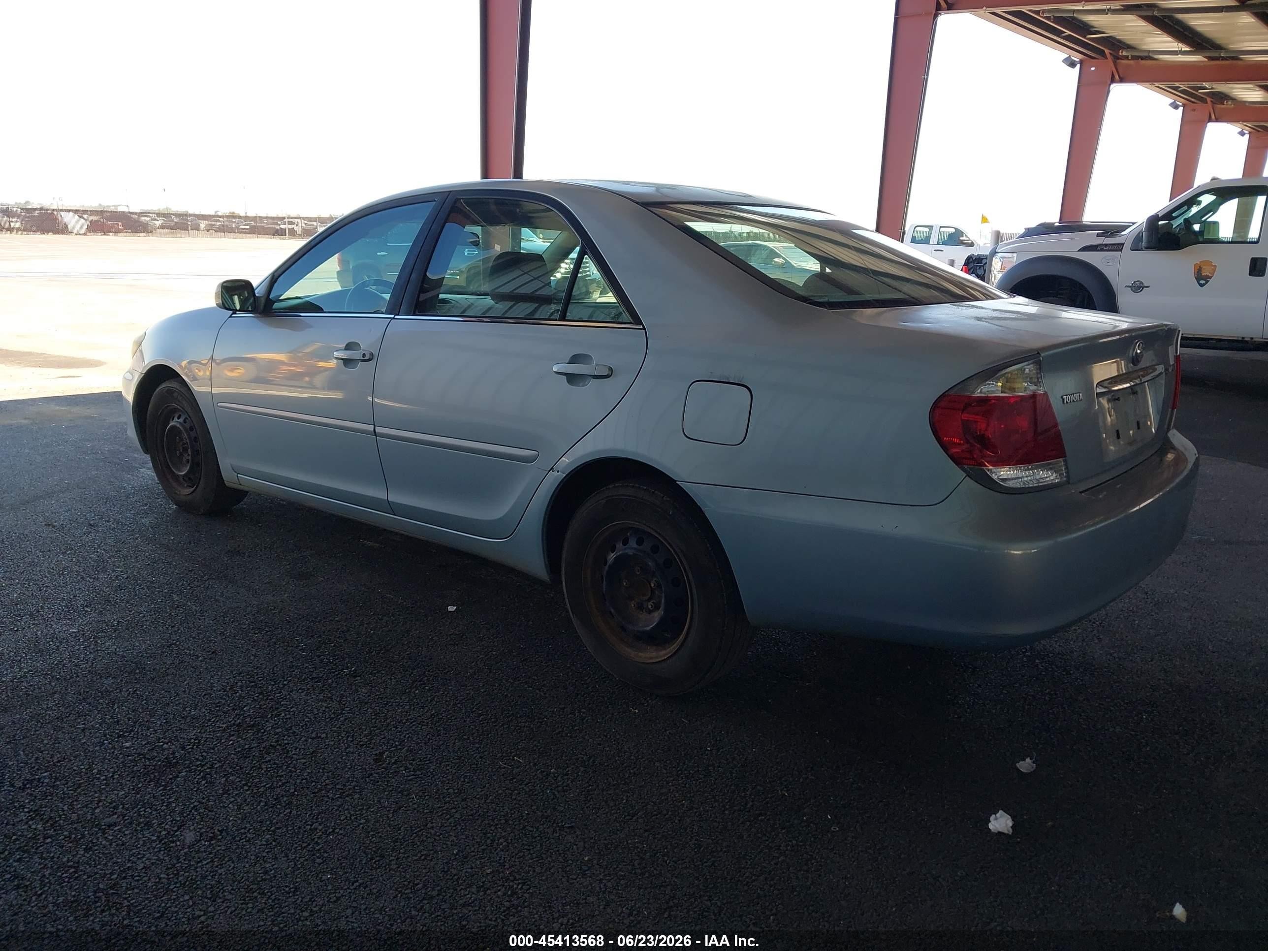 2006 Toyota Camry Le Light Blue vin: 4T1BE32K16U704747