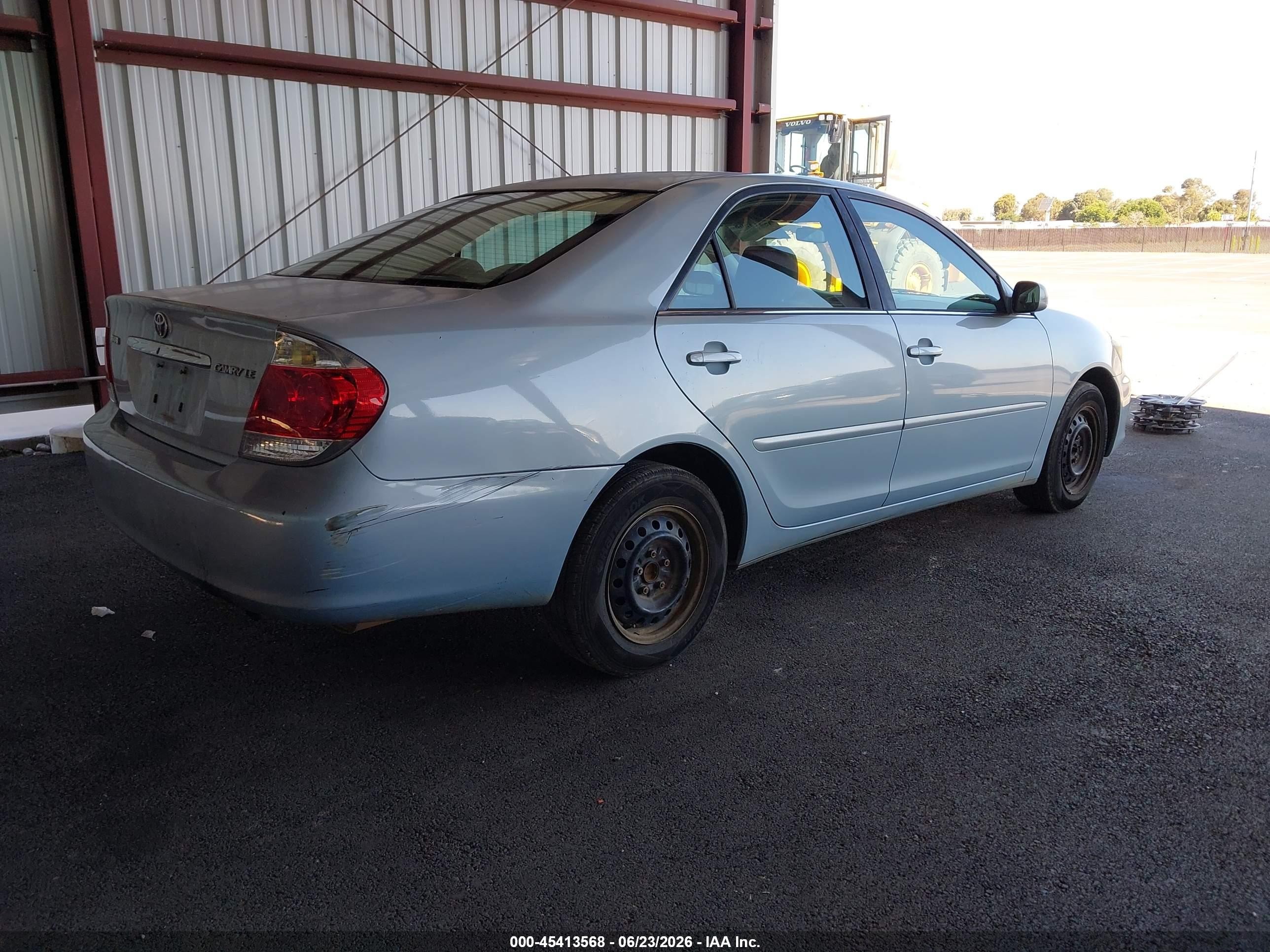2006 Toyota Camry Le Light Blue vin: 4T1BE32K16U704747