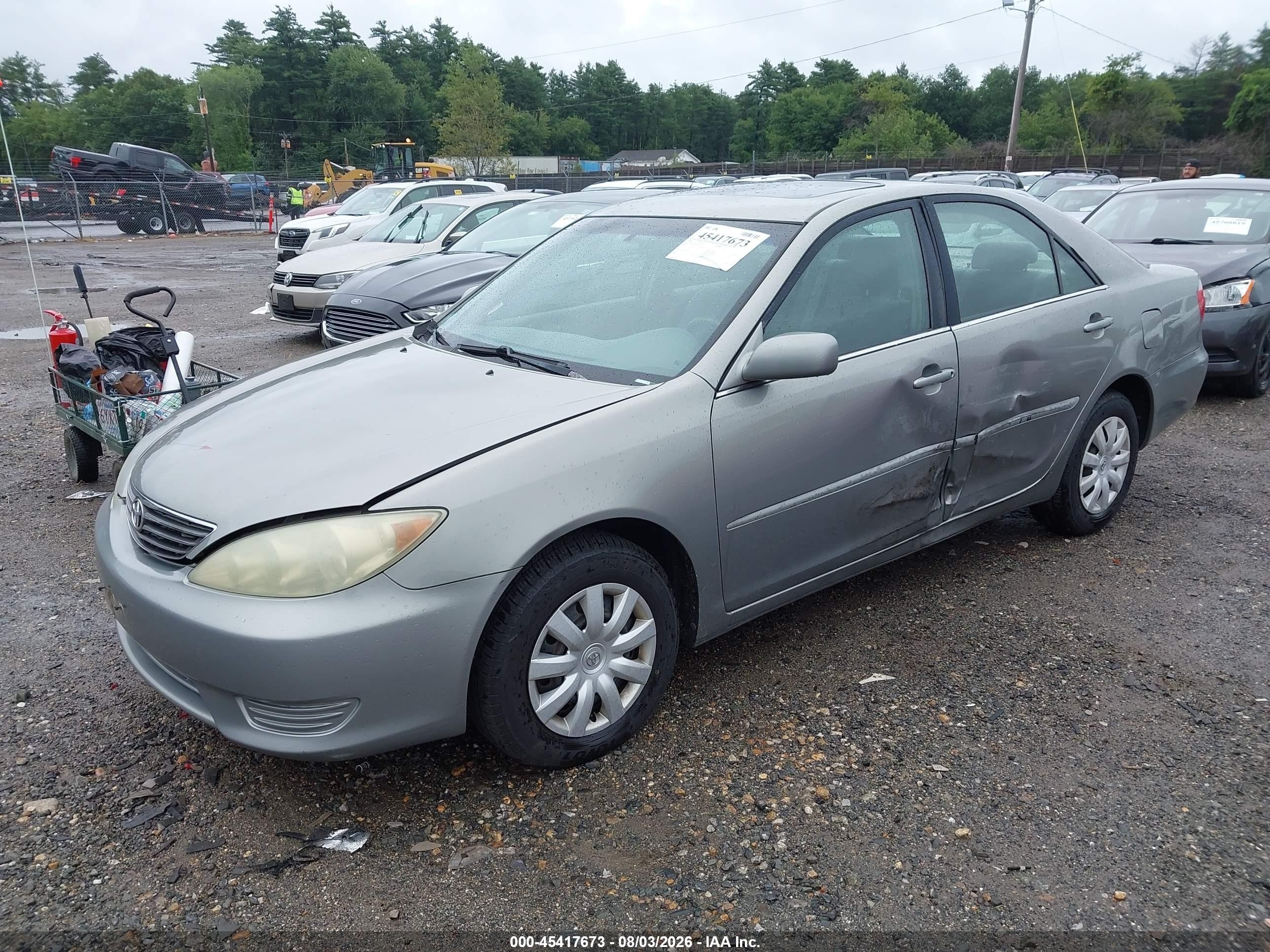 2006 Toyota Camry Le Gray vin: 4T1BE32K16U715330