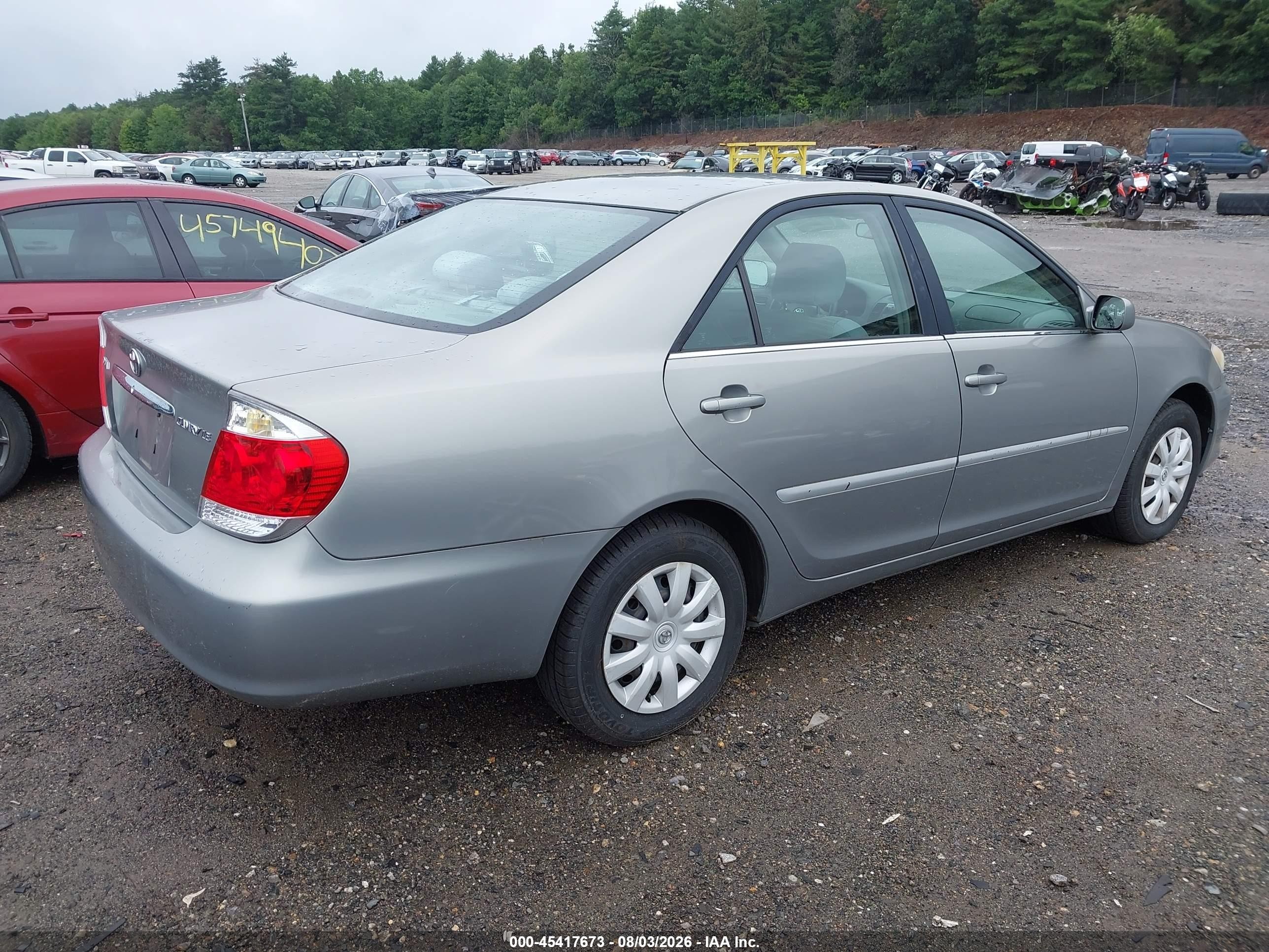 2006 Toyota Camry Le Gray vin: 4T1BE32K16U715330