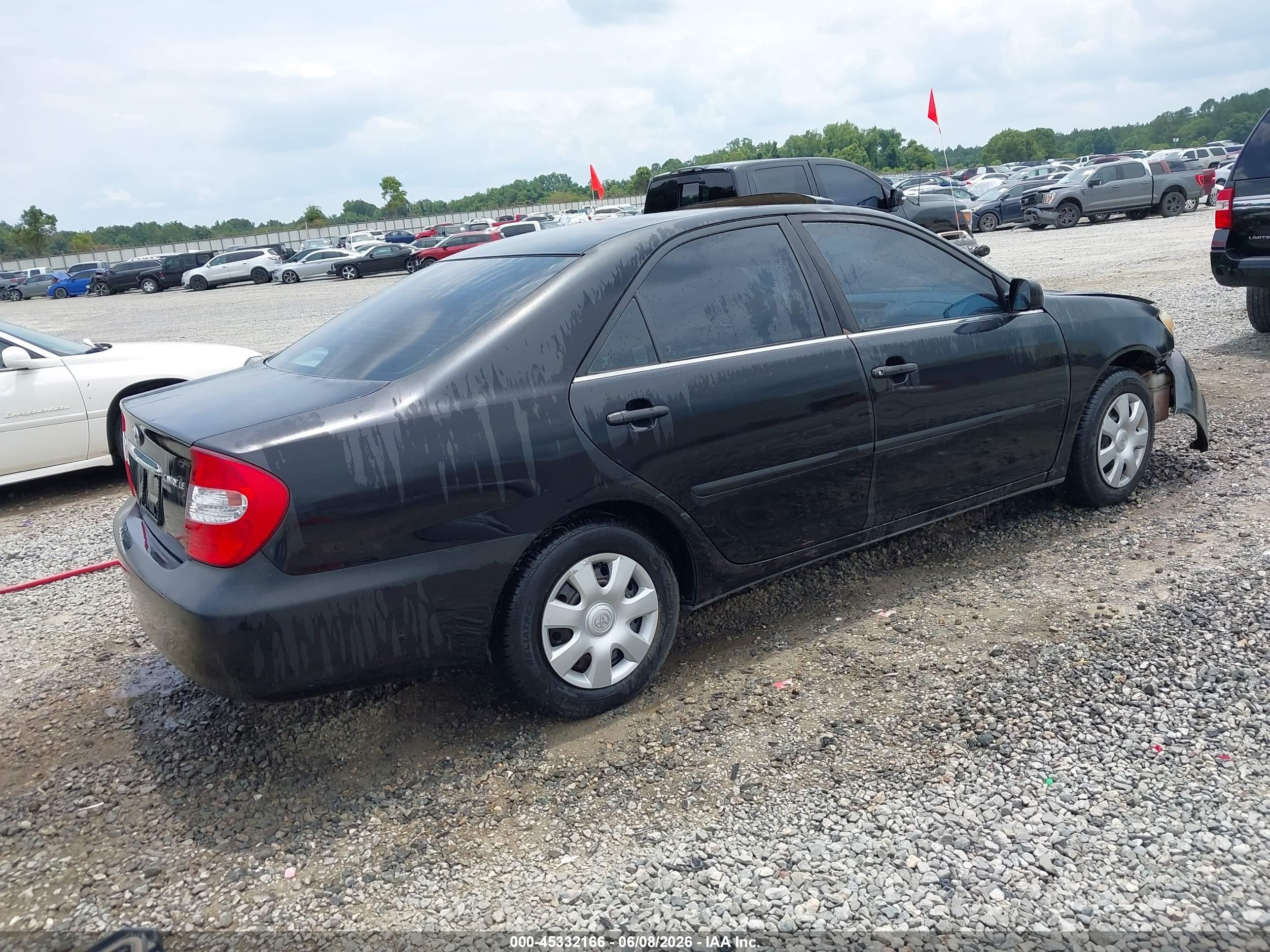 2002 Toyota Camry Le Black vin: 4T1BE32K22U005105