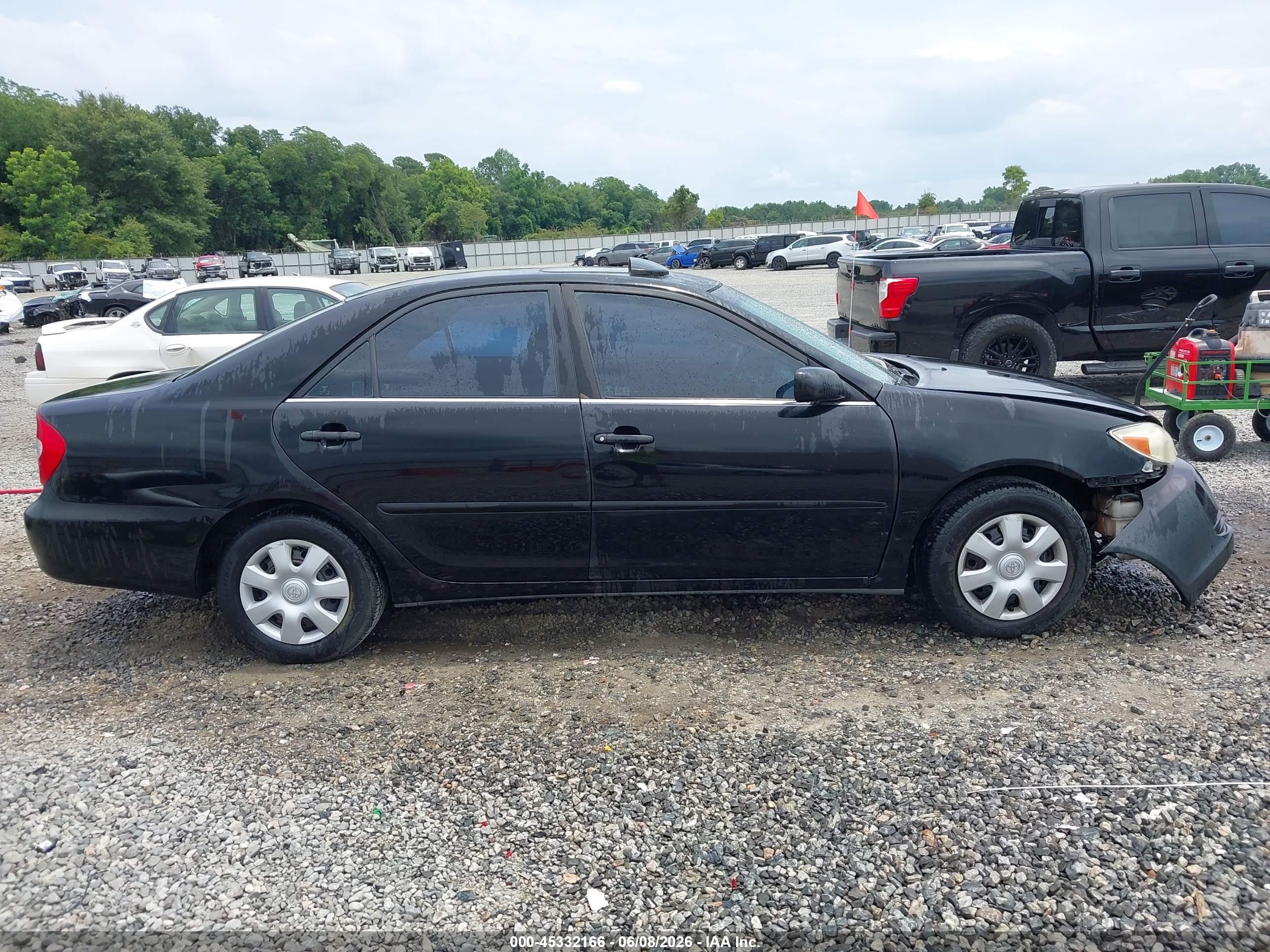2002 Toyota Camry Le Black vin: 4T1BE32K22U005105
