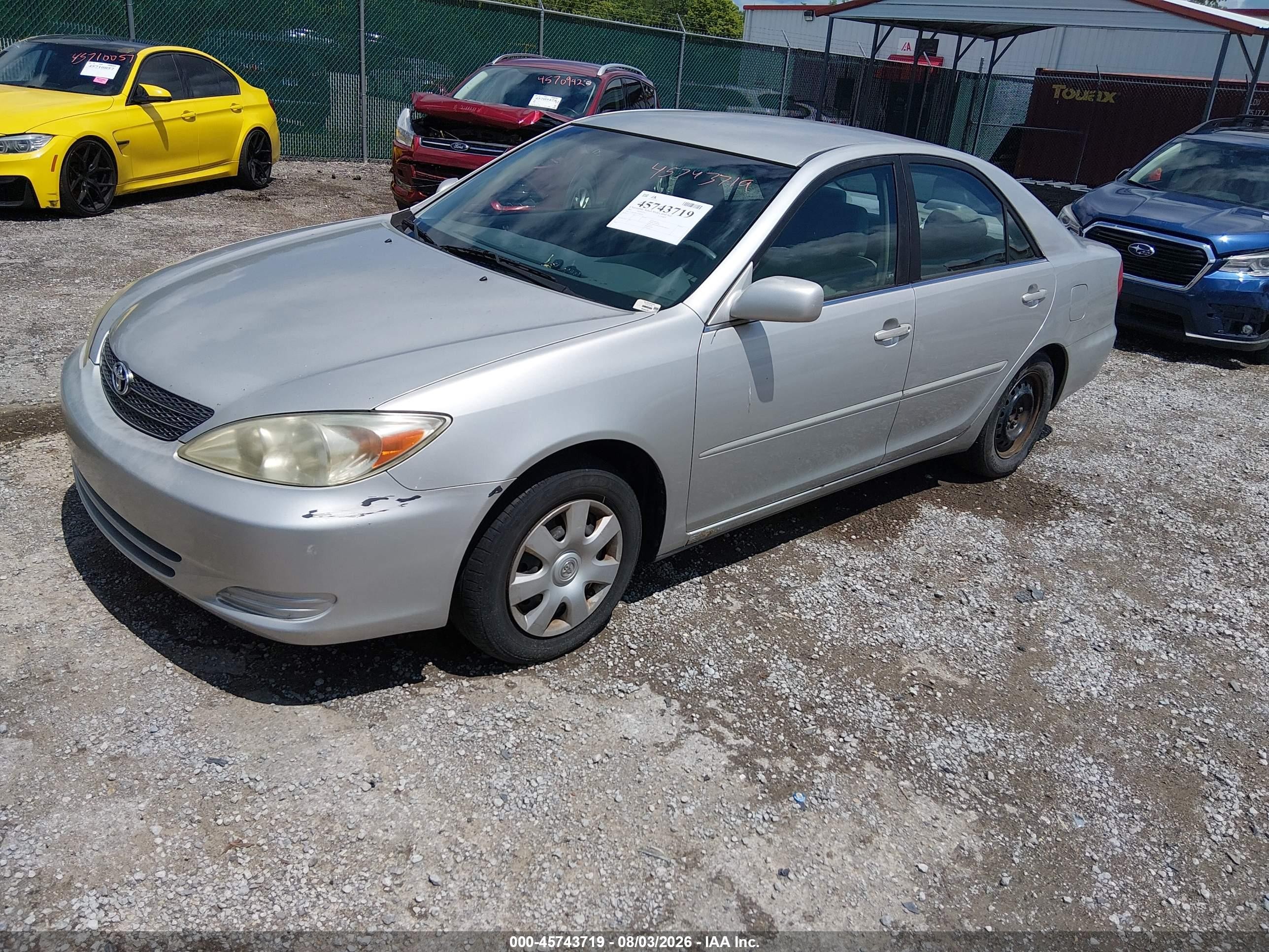 2002 Toyota Camry Le Серебряный vin: 4T1BE32K22U005363
