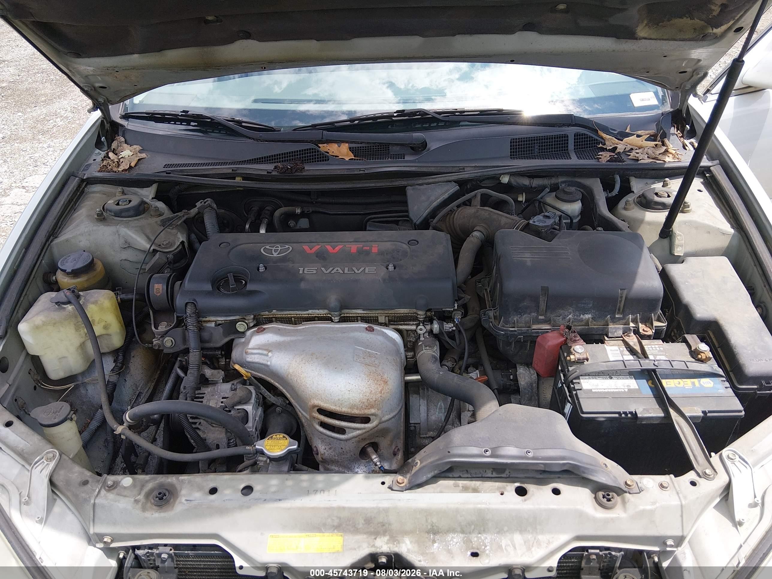 2002 Toyota Camry Le Серебряный vin: 4T1BE32K22U005363