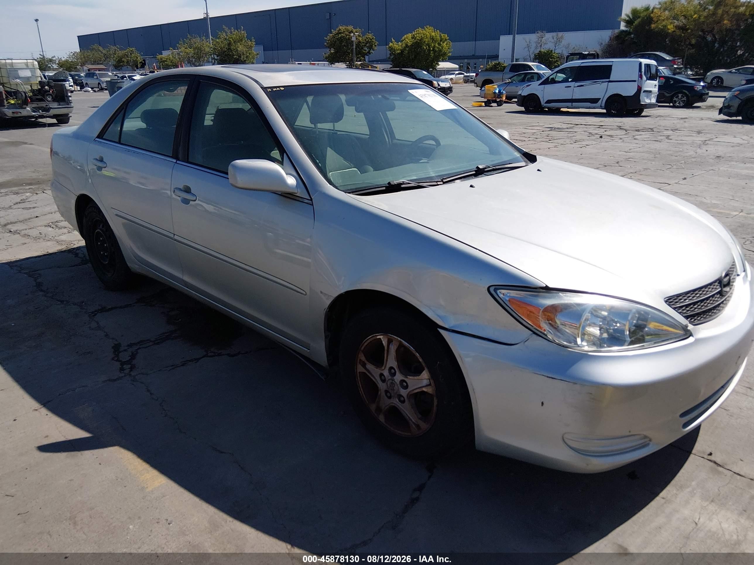 2002 Toyota Camry Le Silver vin: 4T1BE32K22U028013