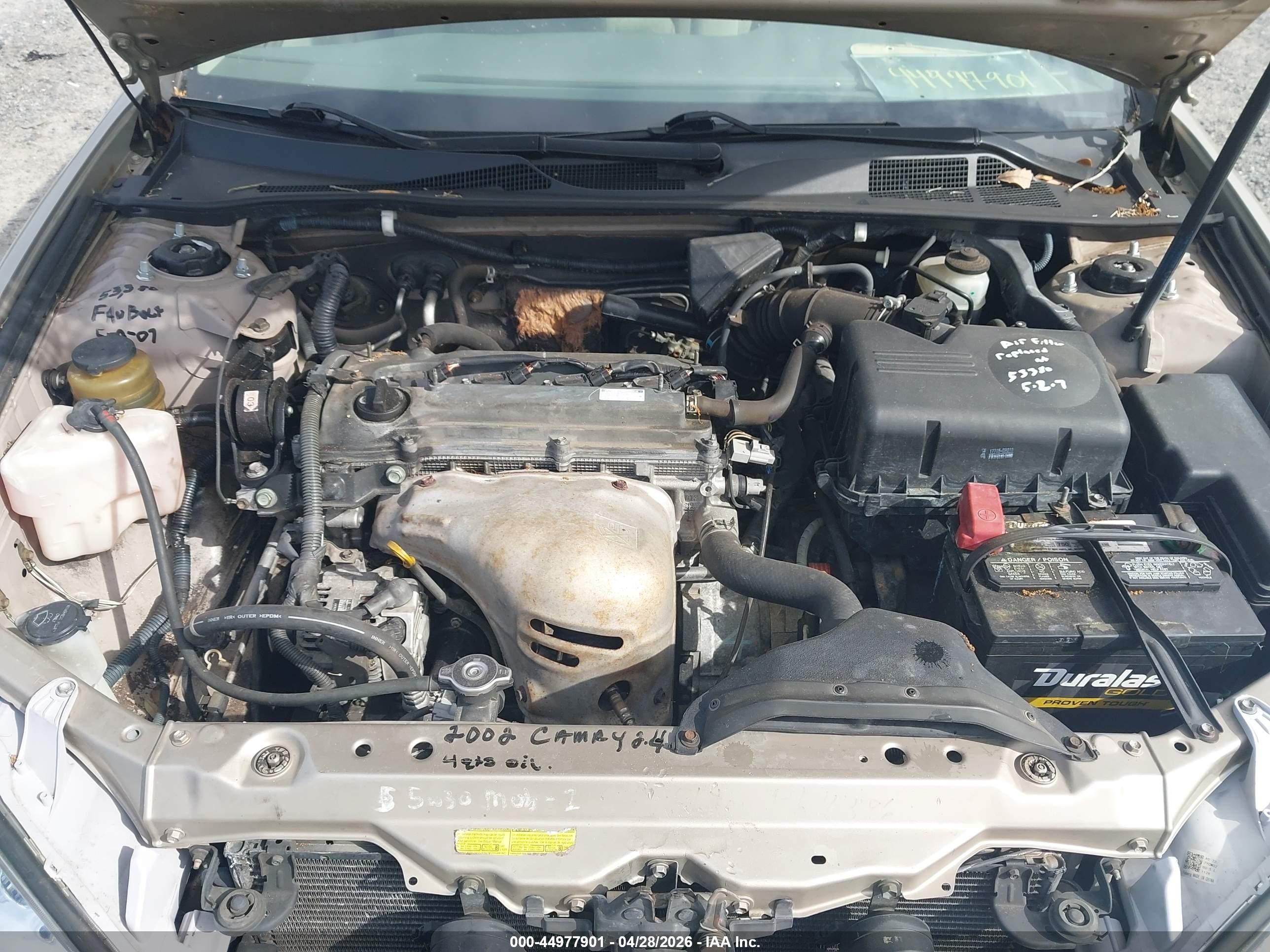 2002 Toyota Camry Le Beige vin: 4T1BE32K22U638400