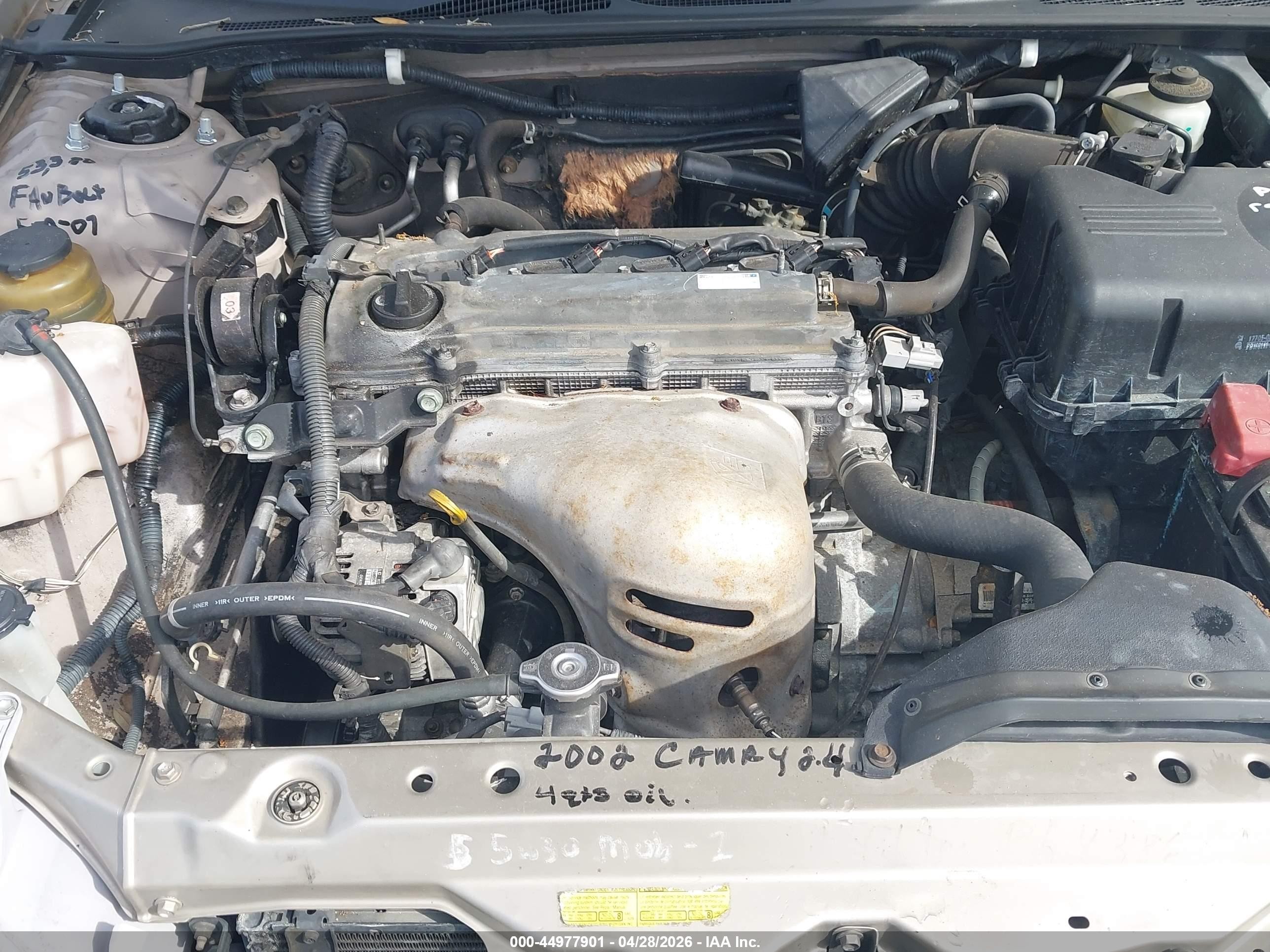 2002 Toyota Camry Le Beige vin: 4T1BE32K22U638400