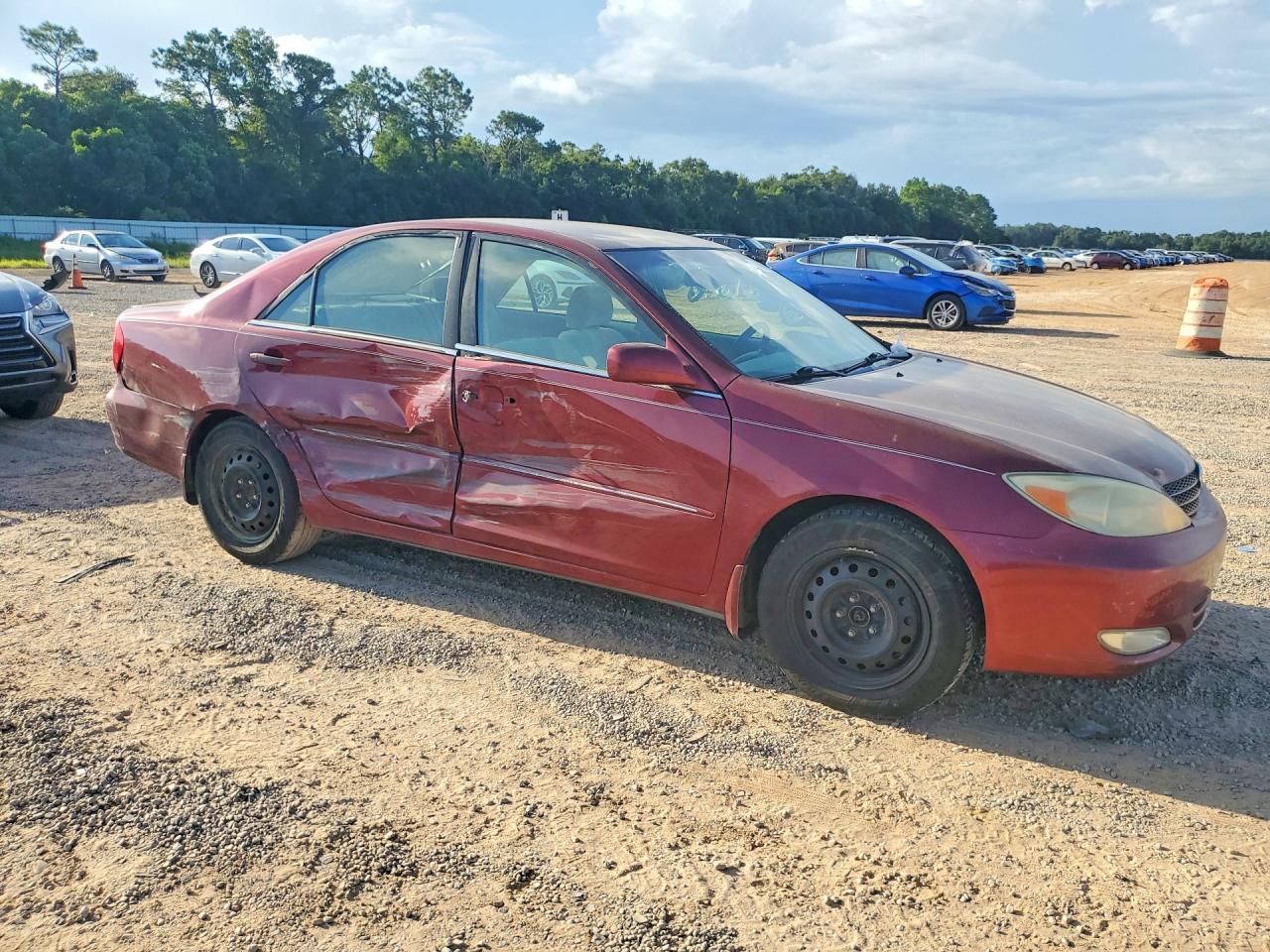 2003 Toyota Camry Xle Бордовый vin: 4T1BE32K23U134821