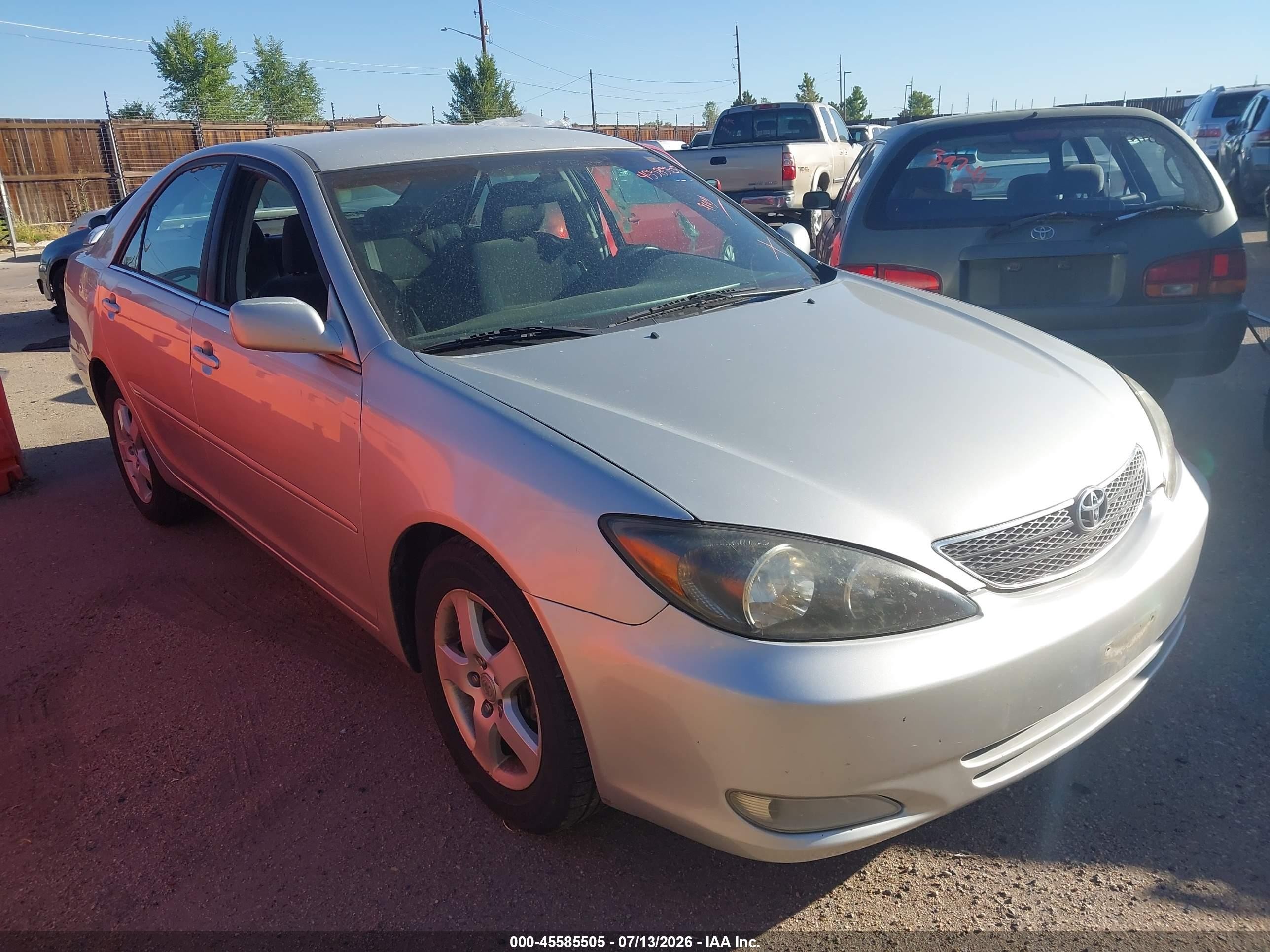 2003 Toyota Camry Se Silver vin: 4T1BE32K23U168435