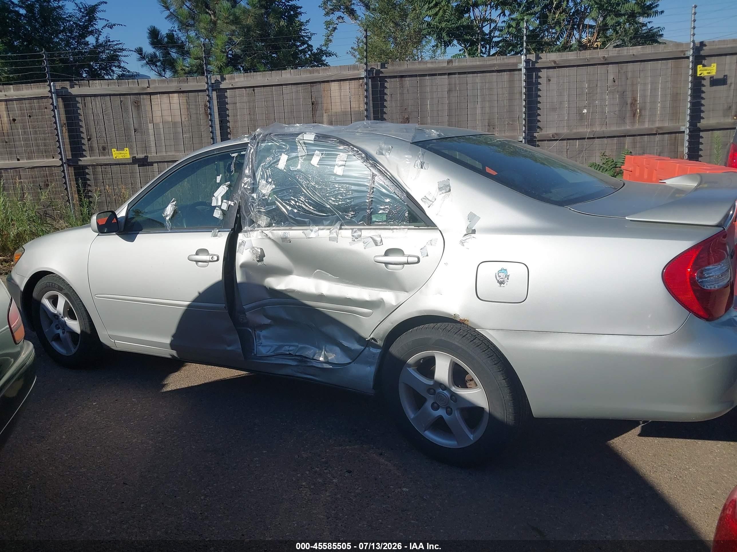 2003 Toyota Camry Se Серебряный vin: 4T1BE32K23U168435