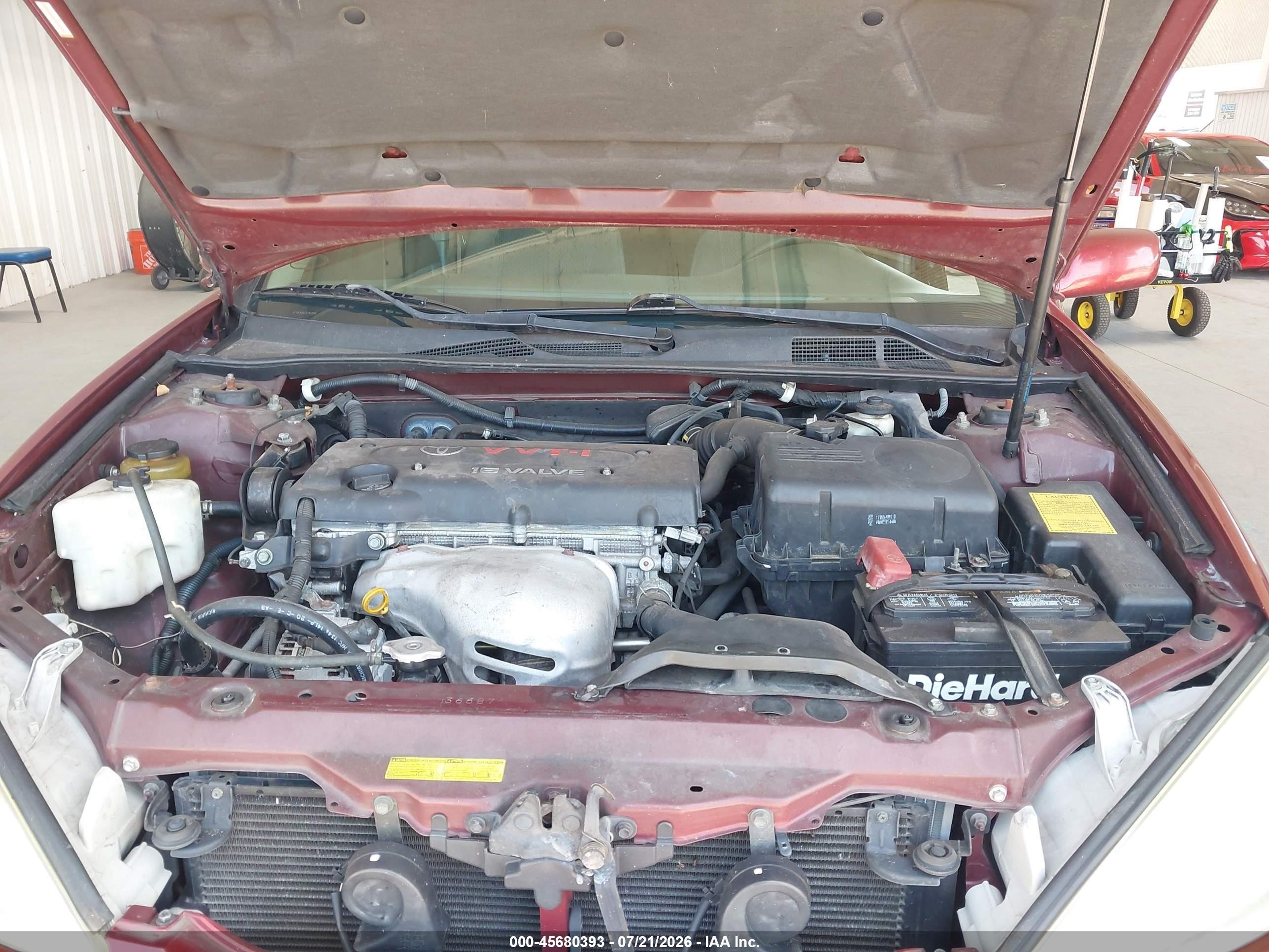 2003 Toyota Camry Le Burgundy vin: 4T1BE32K23U242906