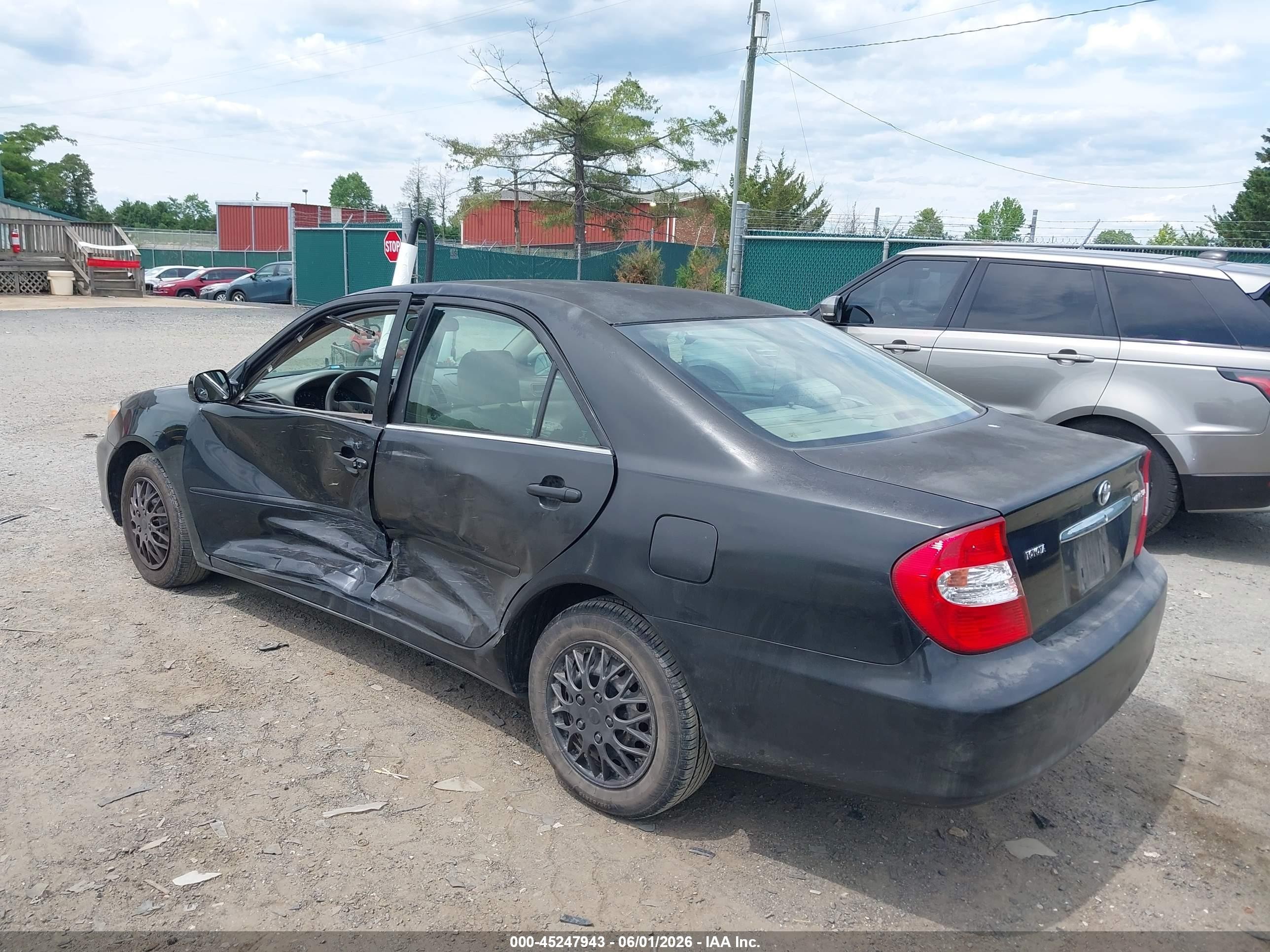 2003 Toyota Camry Le Black vin: 4T1BE32K23U260385