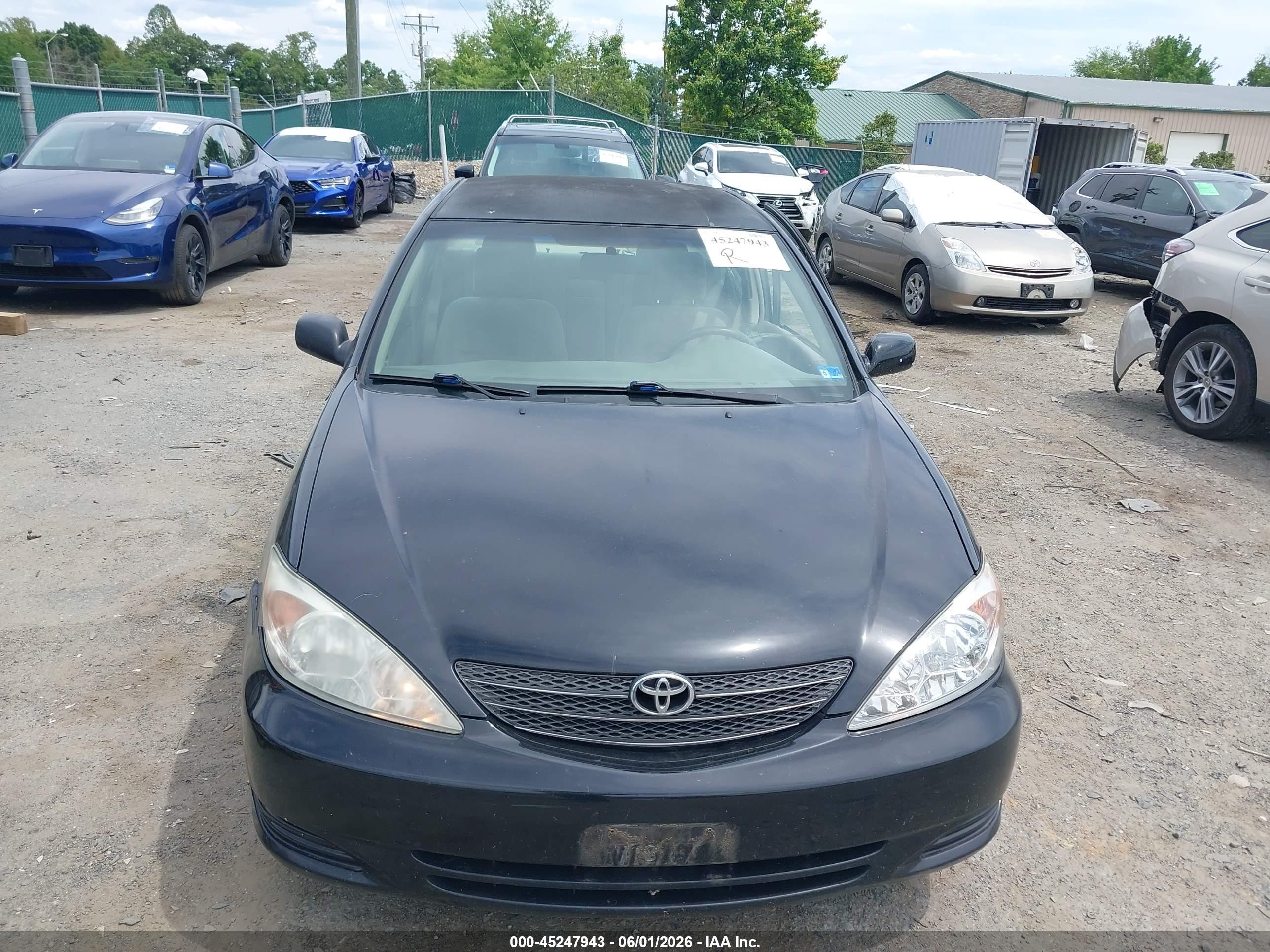 2003 Toyota Camry Le Black vin: 4T1BE32K23U260385