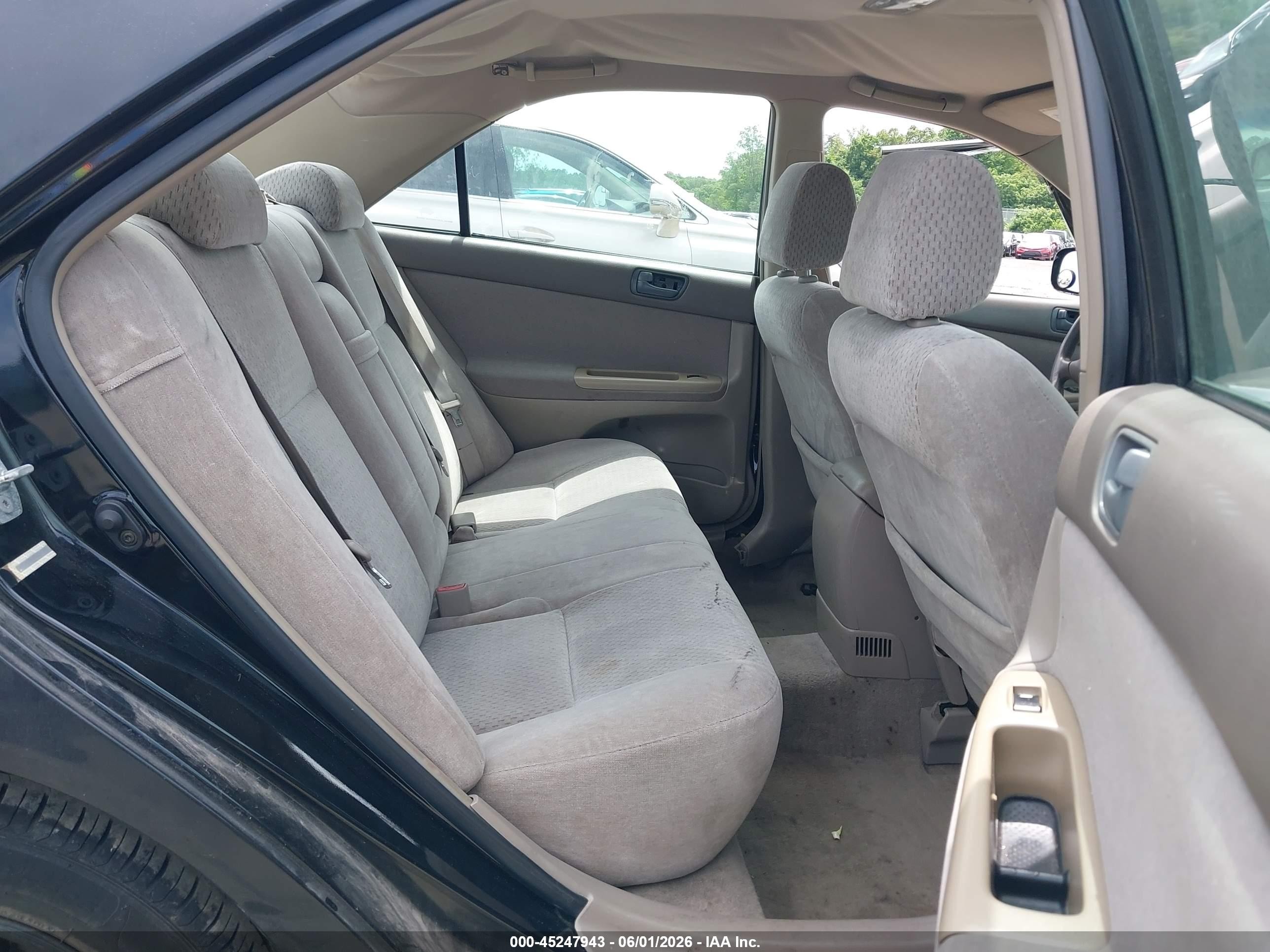2003 Toyota Camry Le Black vin: 4T1BE32K23U260385